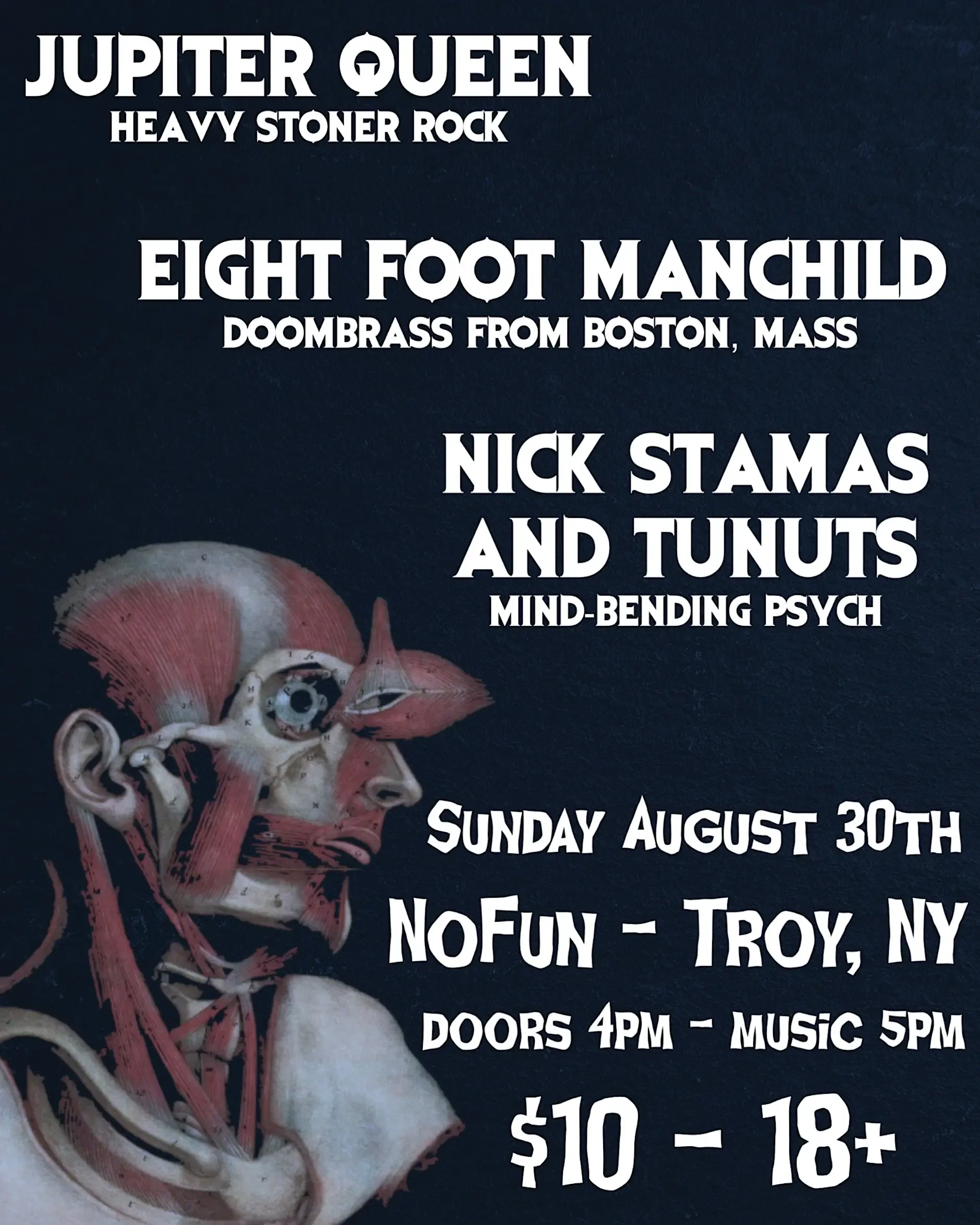 Jupiter Queen / Eight Foot Manchild / Nick Stamas and Tunuts
