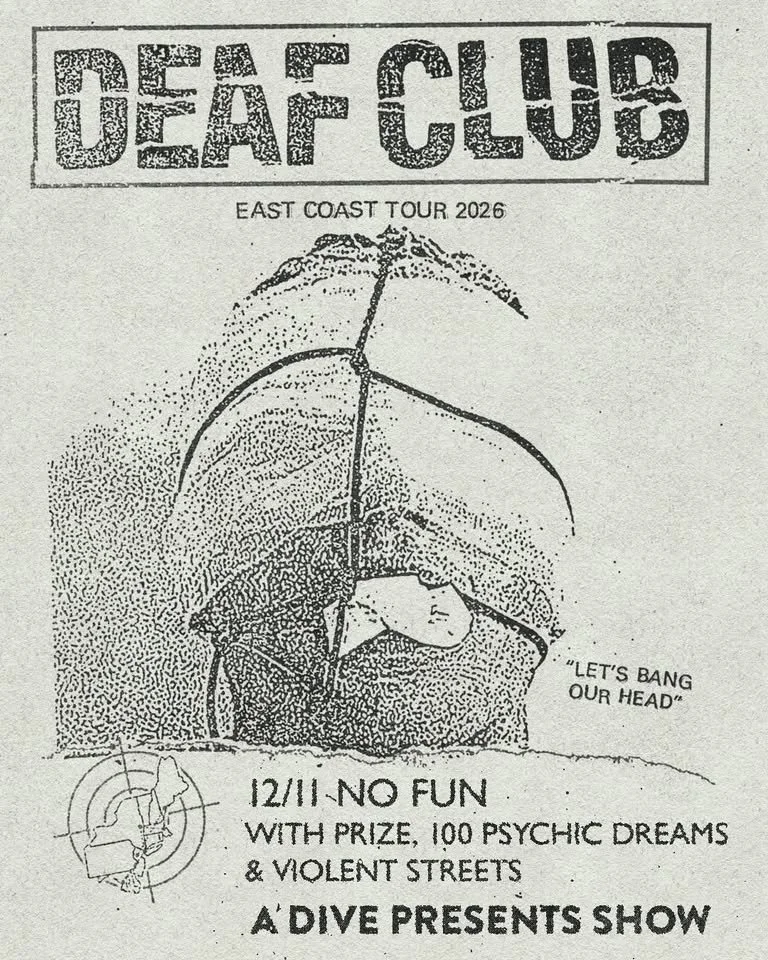 Deaf Club / Prize / 100 Psychic Dreams / Violent Streets