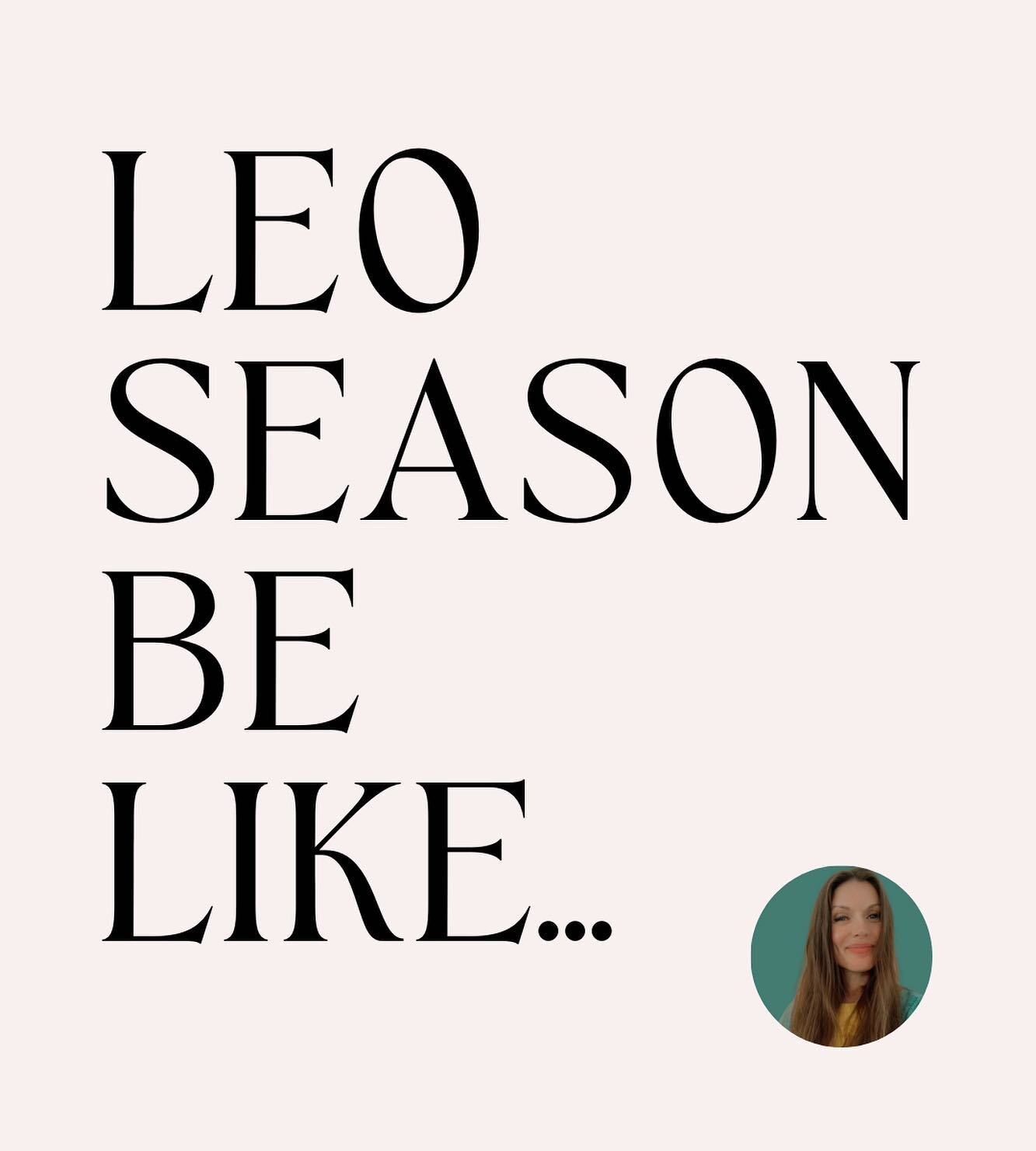 😎 Saturn in Leo ♌️ here!

Wherever you find Leo is your chart where you&rsquo;ve got a heart of gold and an affinity for excellence!

👉🏼Your Leo placement is where you need to own your throne!👑

But don&rsquo;t expect this placement to be easy! 
