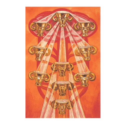 The Ten of Cups Card