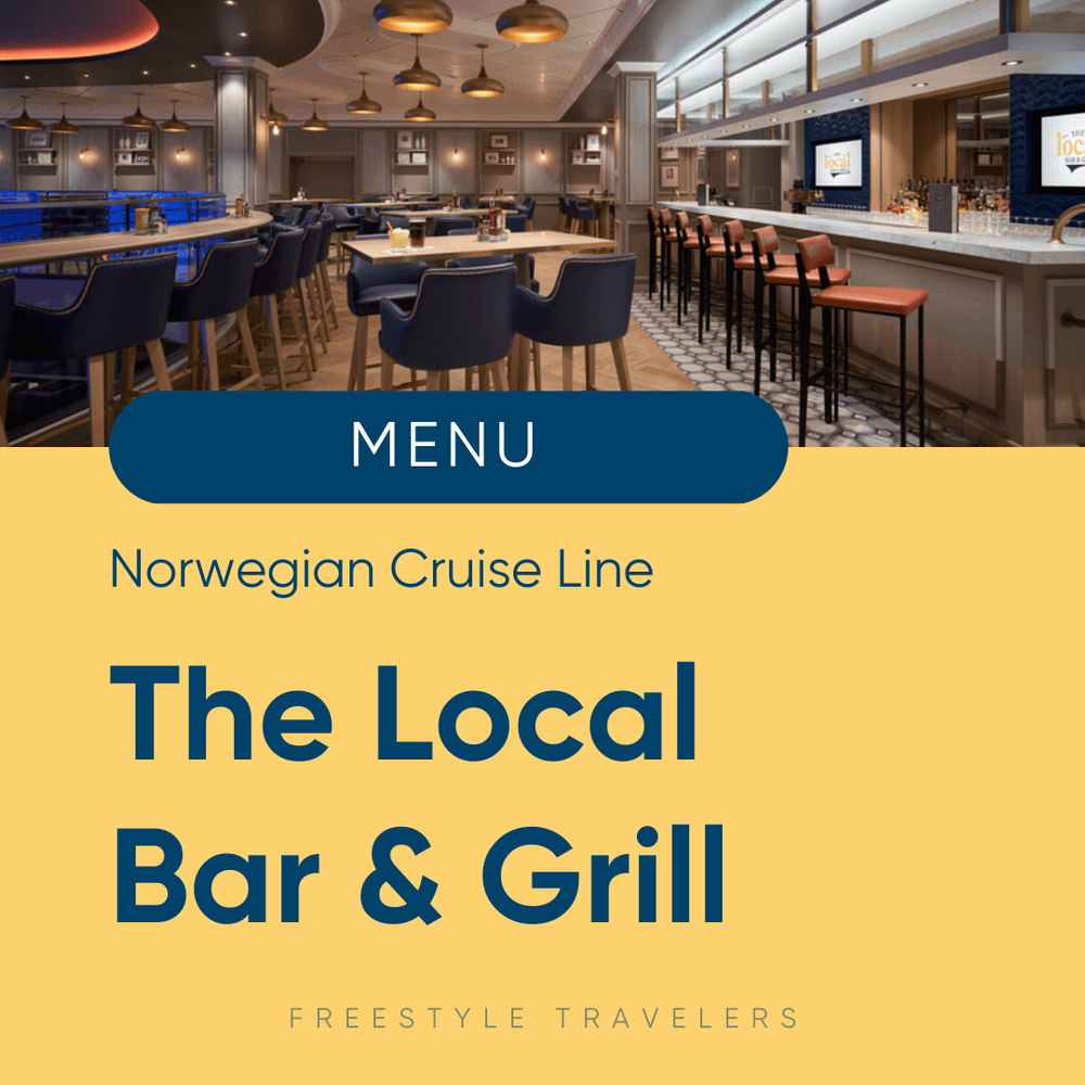 Complete Guide to Norwegian Epic Bars with Menus