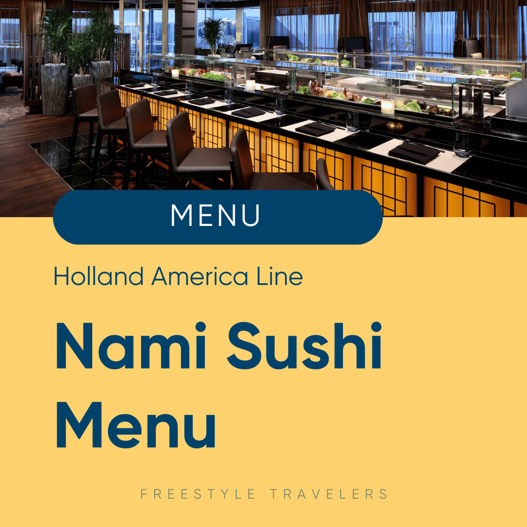 Updated Holland America Line Full Menu PDFs with Prices & Info