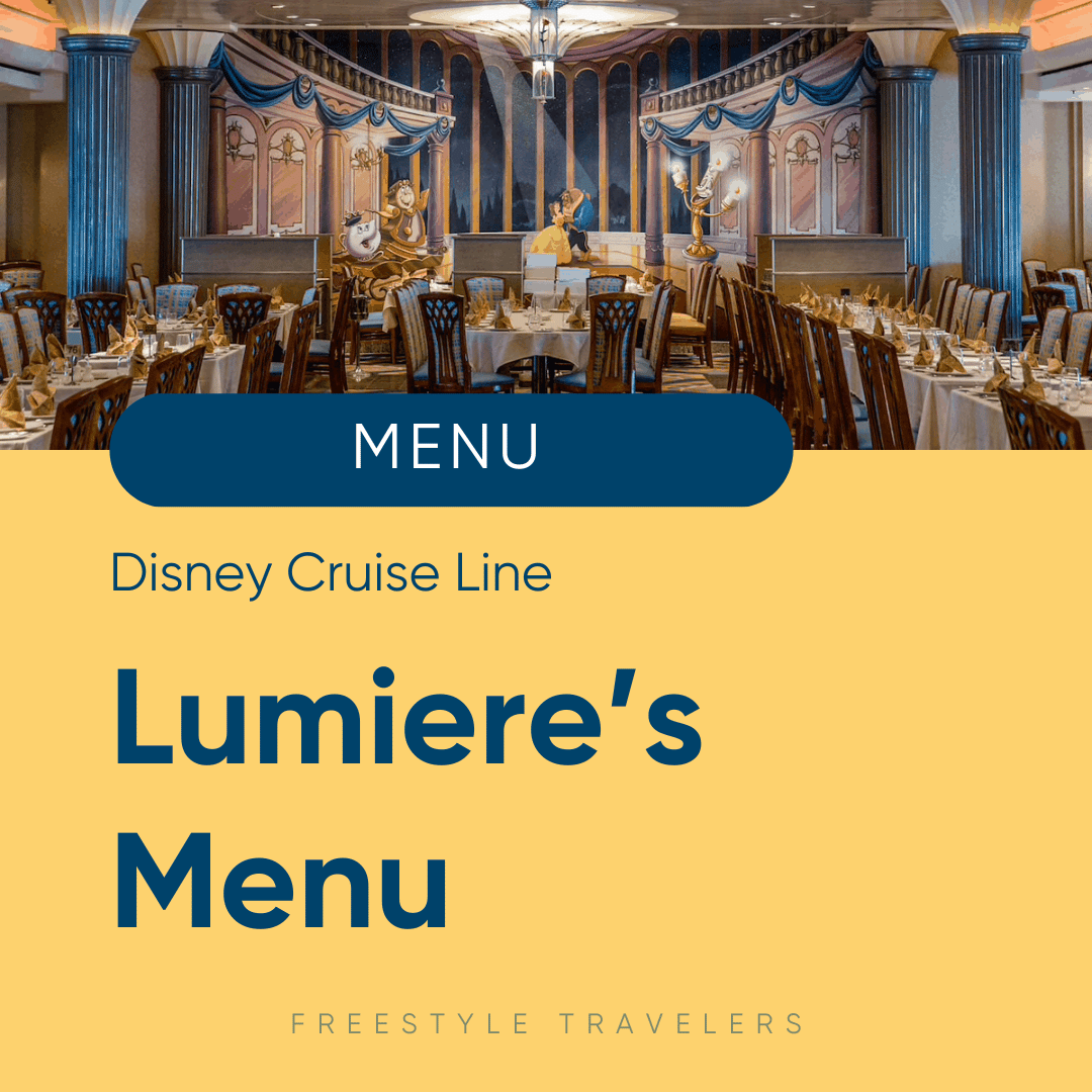 Updated NEW - Disney Cruise Line Full Menu PDFs with Prices & Info ...