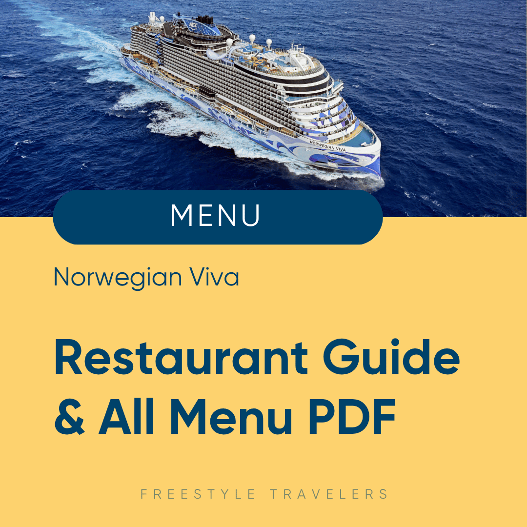 Norwegian Viva Complete Restaurant Guide &amp; PDF Menus
