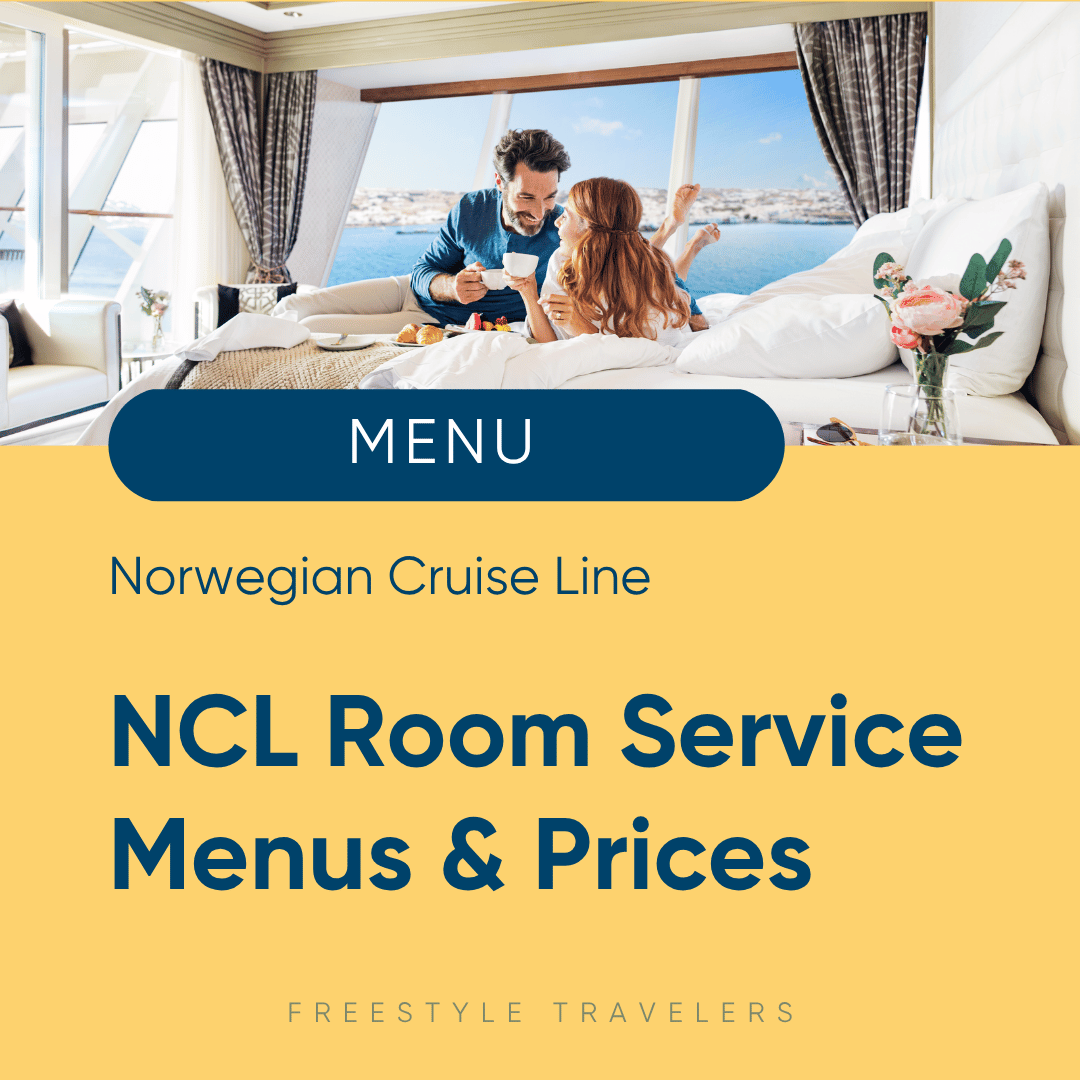 Norwegian Cruise Line 2026 Room Service PDF Menu, Prices, and Guide