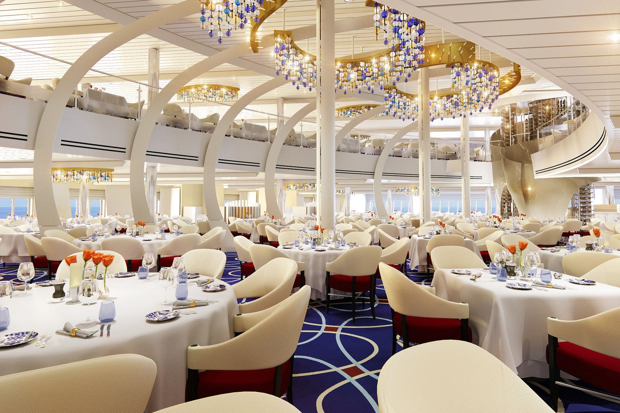 Table Layout Holland America Dining Room