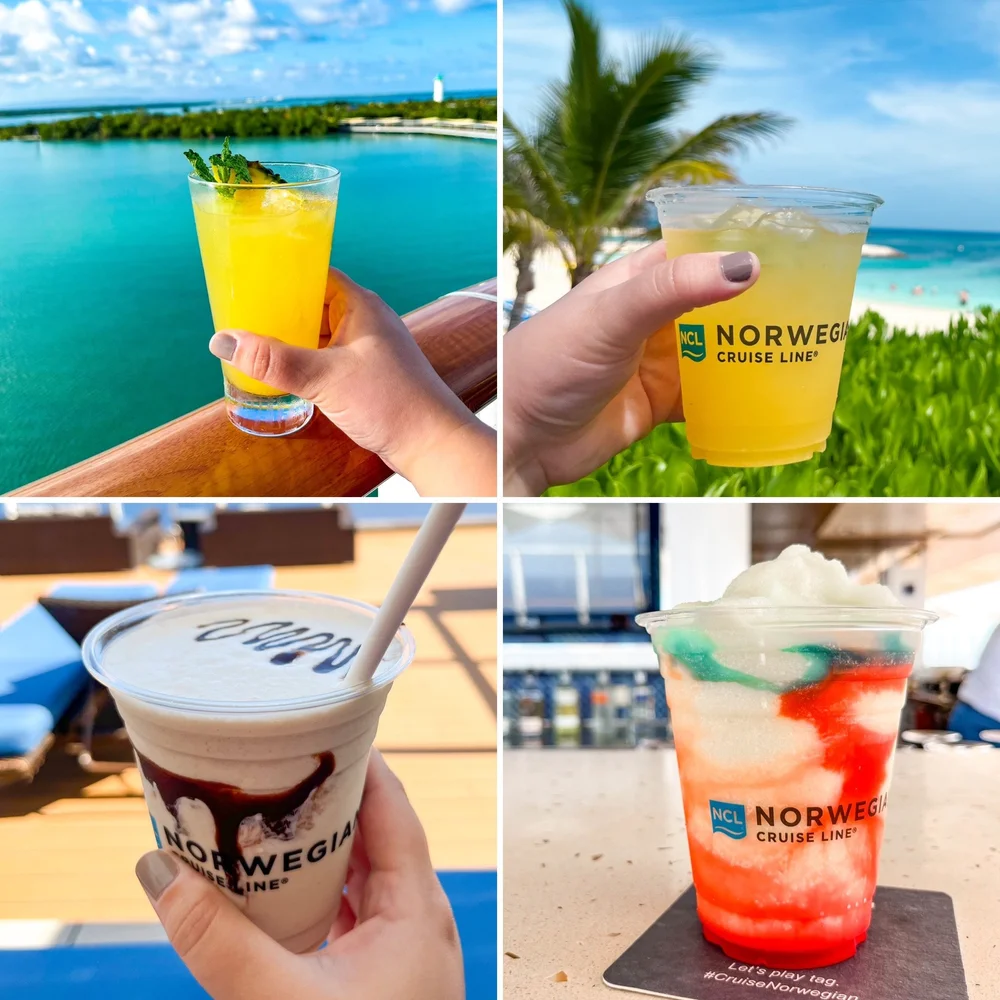 Norwegian Cruise Line Standard Drinks Menu & Packages Updated 2023