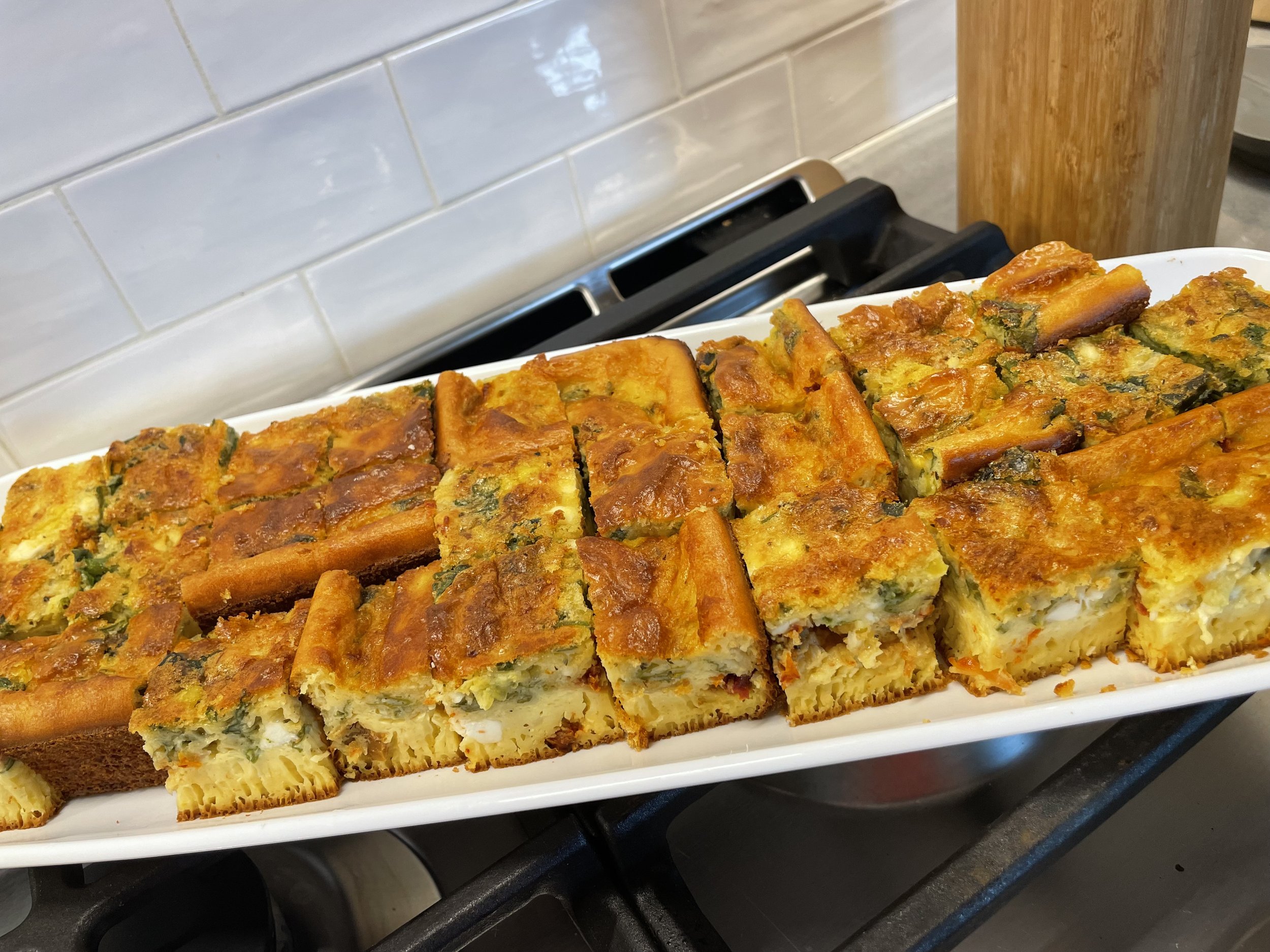 Mediterranean Frittata Cake