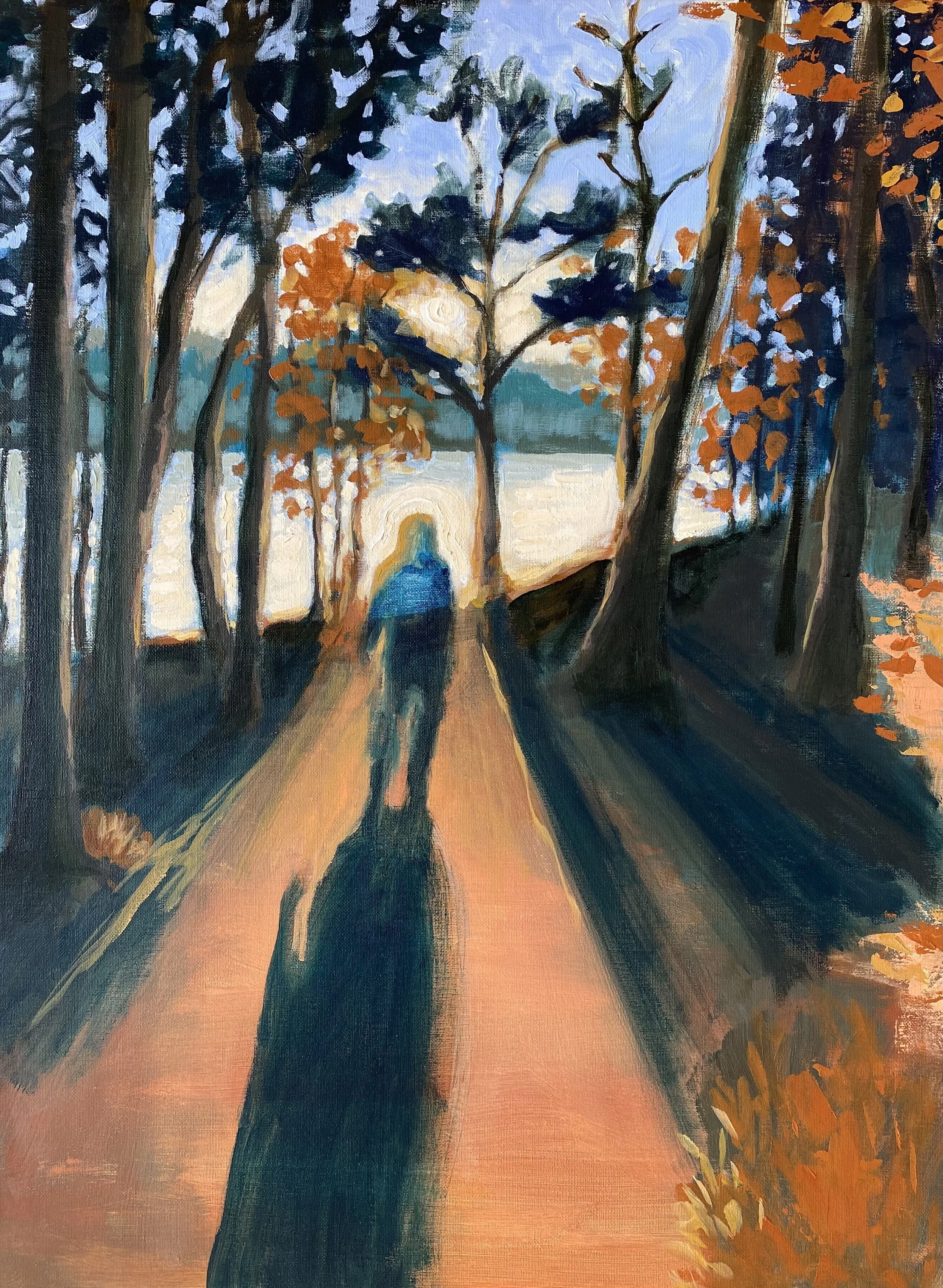 Sentient forest, 2023, acrylic on canvas