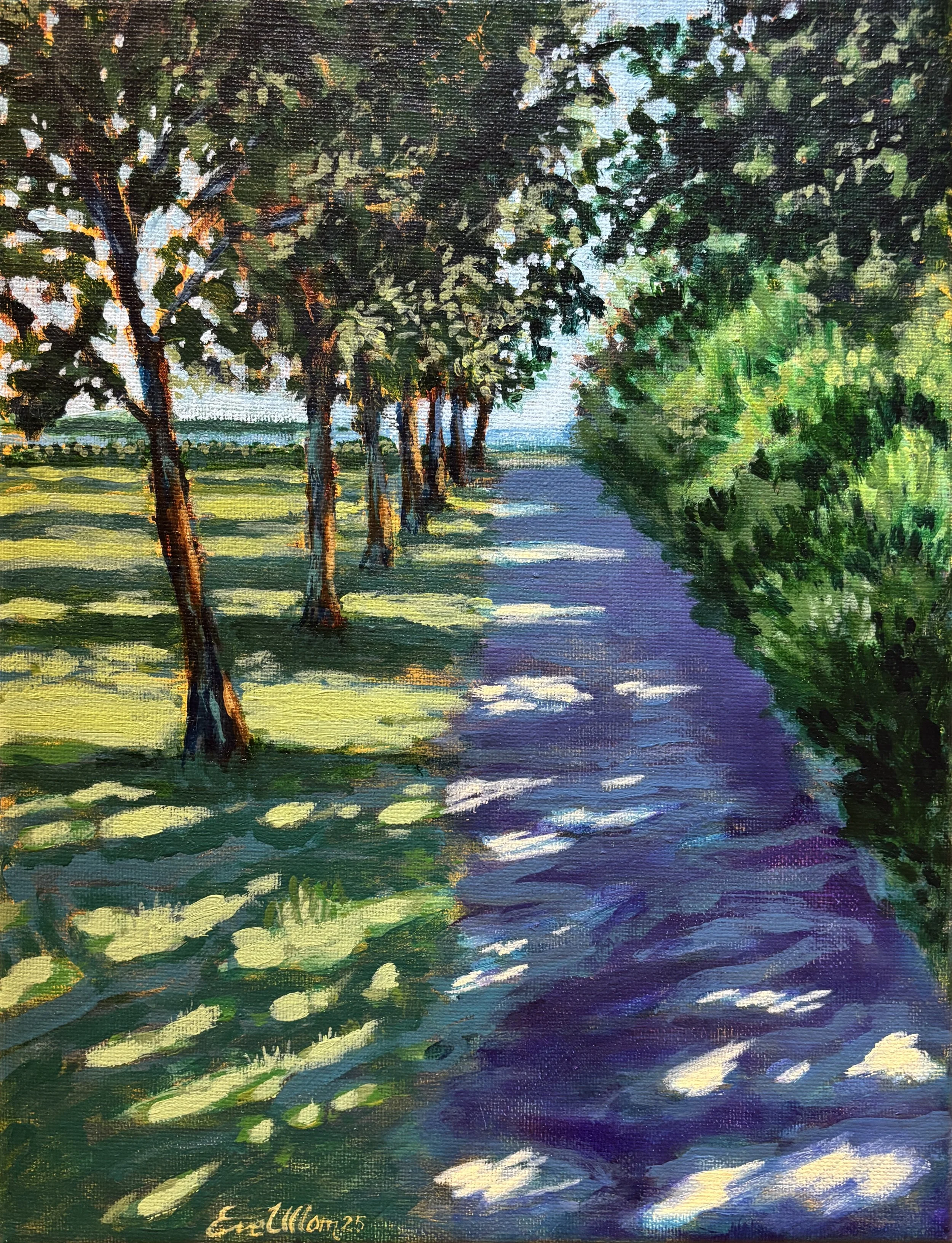 Way home, 2025, acrylis on canvas, 35 x 27 cm