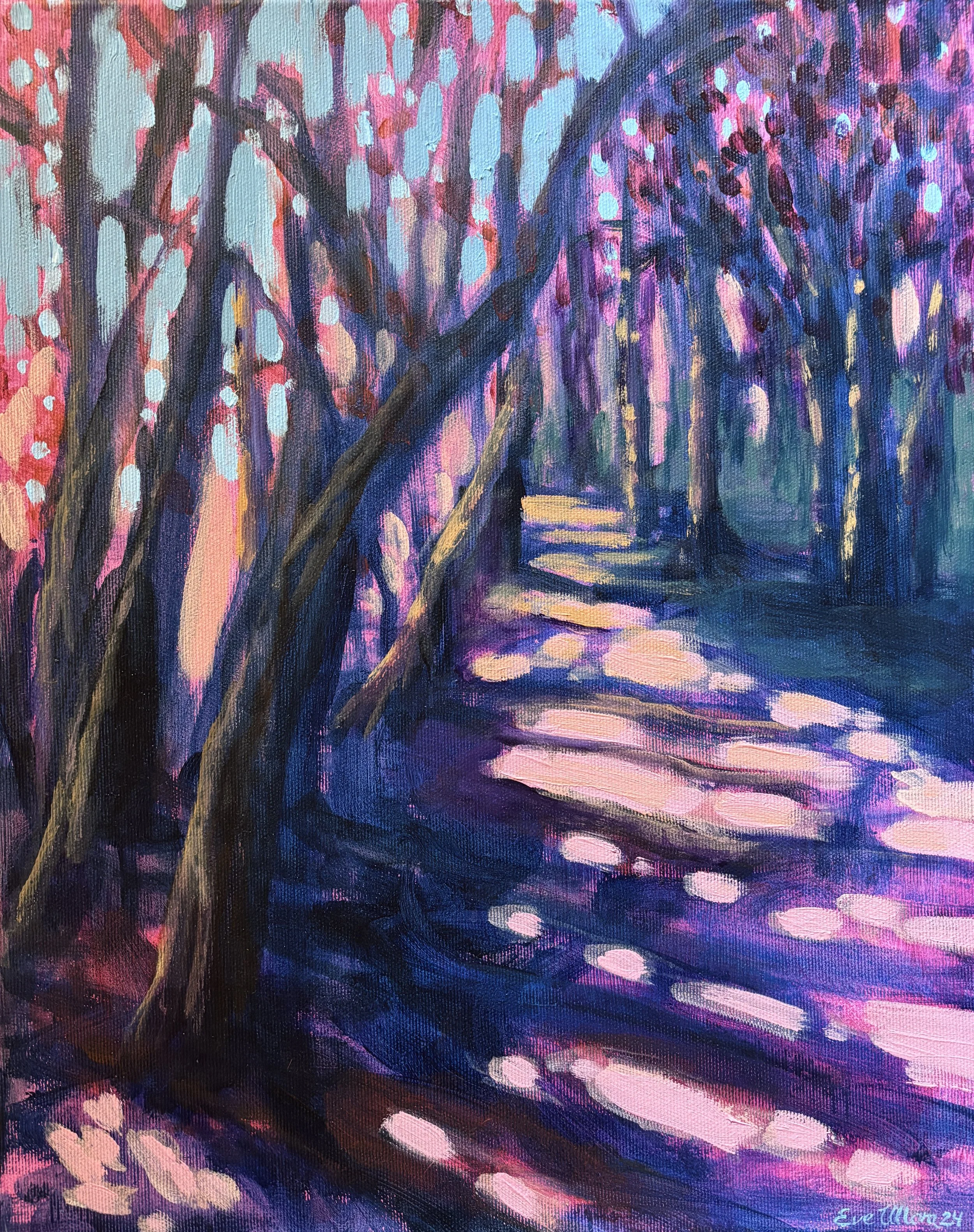 Light path, 2024, acrylic on canvas, 
41 x 33 cm