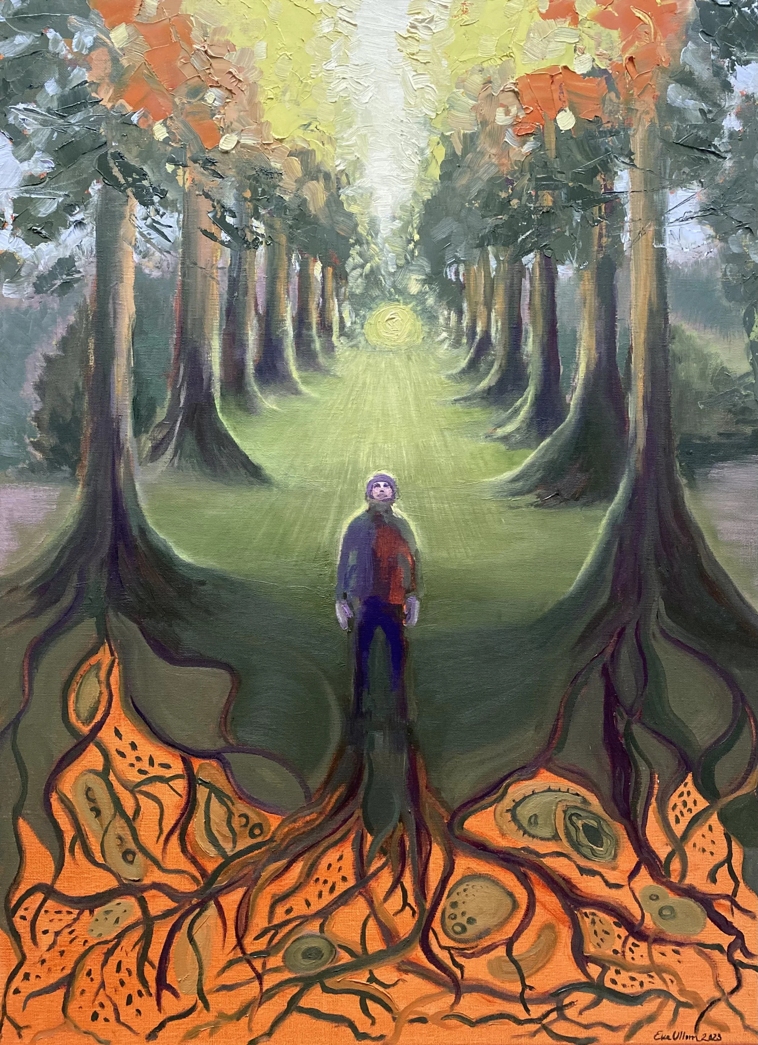 Connection, 2023, oil on canvas