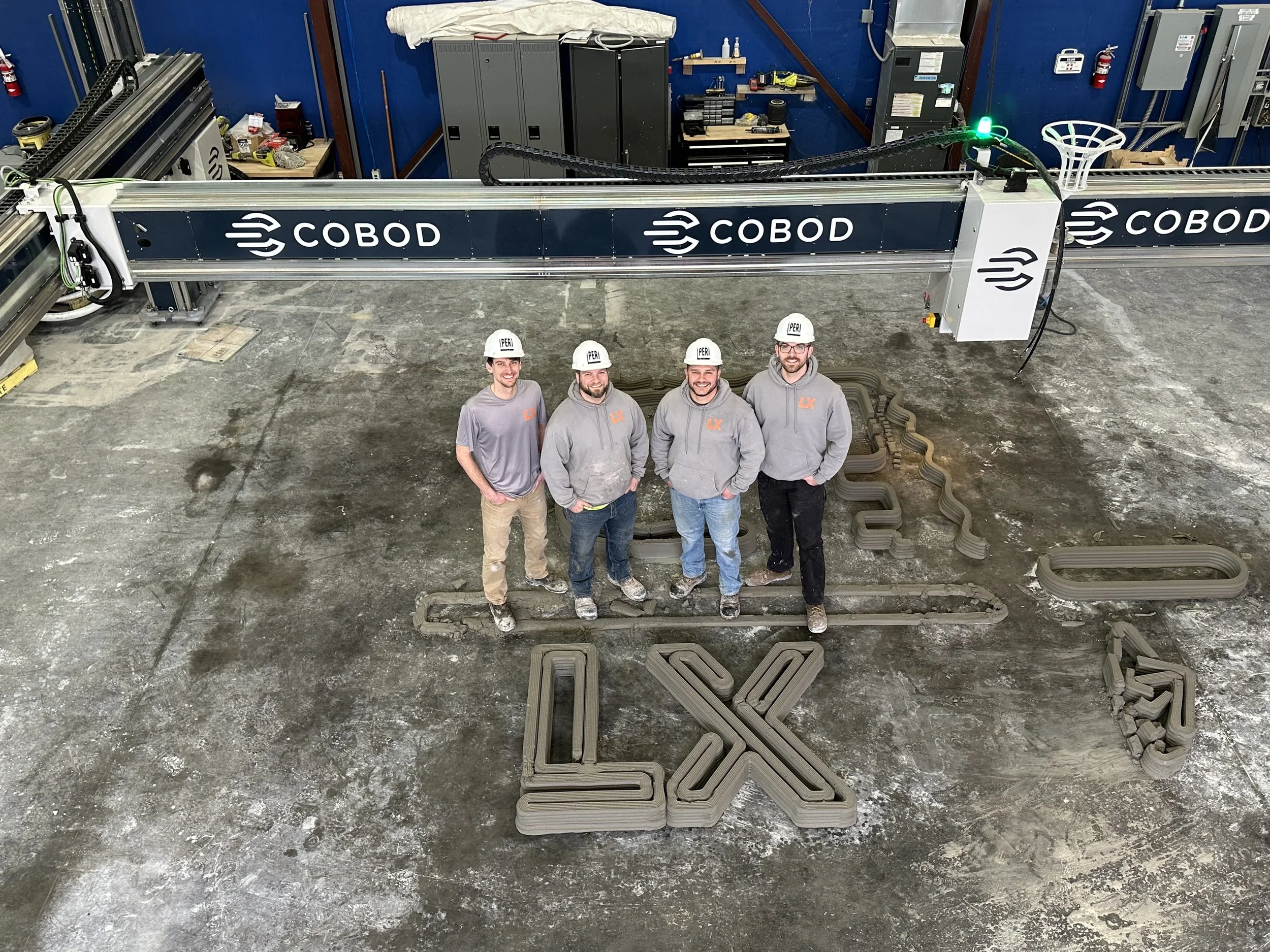 LX Construction 3D Concrete Printing