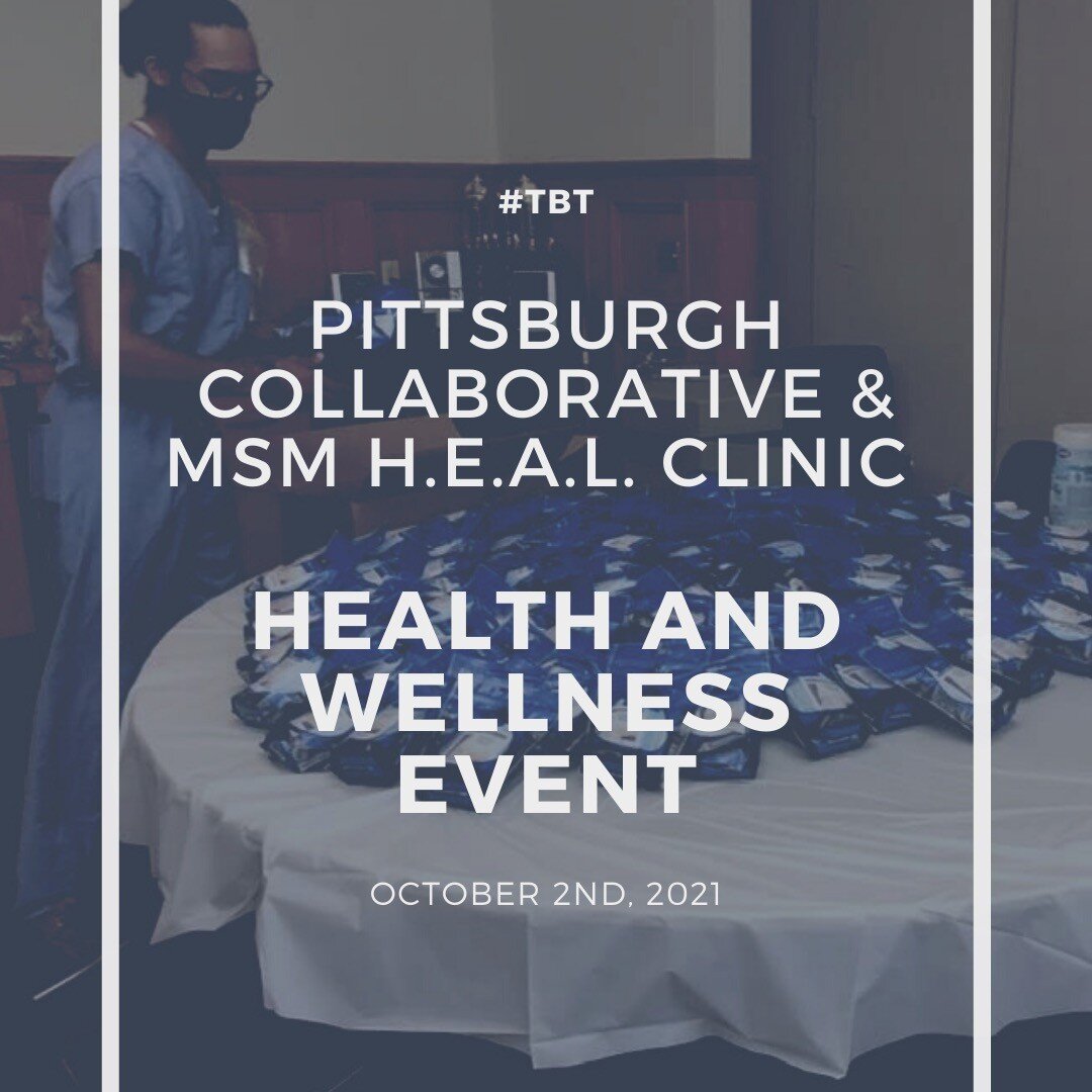 #TBT to last month's health and wellness event with the Morehouse School of Medicine H.E.A.L. Clinic!
.
On October 2nd, the Pittsburgh Collaborative &amp; Morehouse School of Medicine H.E.A.L. Clinic hosted an event at the Salvation Army Kroc Center!