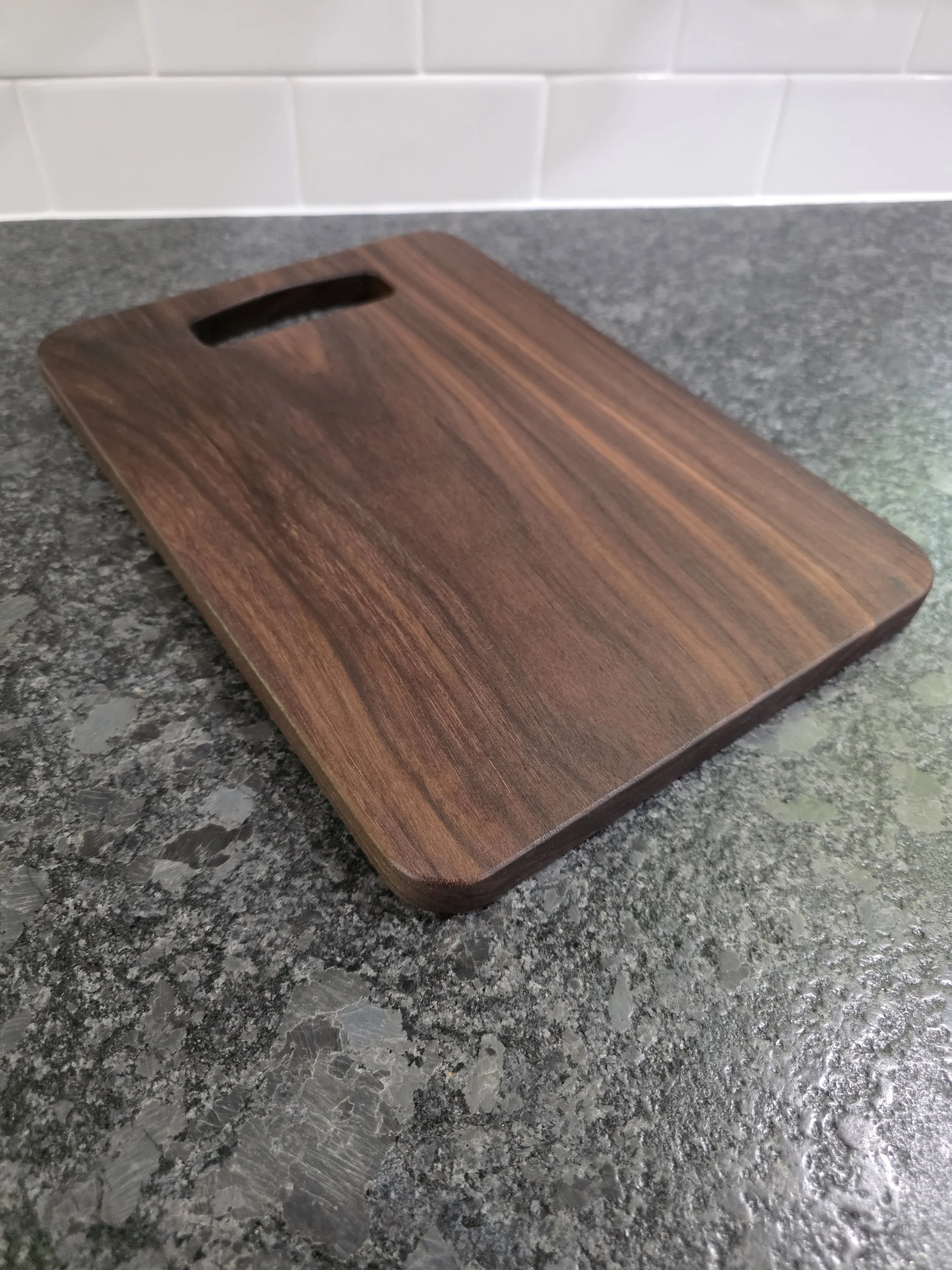 American walnut 10 x 14 inch classic cutting board.