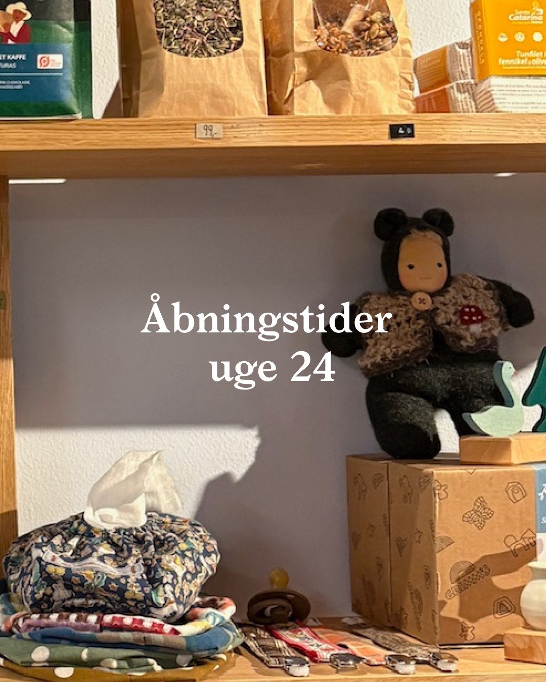&Aring;BNINGSTIDER:⁠
Mandag: 09:00-17:00⁠
Tirsdag: 09:00-17:00 ⁠
Onsdag: 09:00-19:30. ⁠
Torsdag: 09:00-17:00⁠
Fredag: 09:00-19:30⁠
L&oslash;rdag: 15:00-17:00⁠ - @modu.dk x Bette. Kom og se det! 🪄⁠
S&oslash;ndag: 09:00-16:00