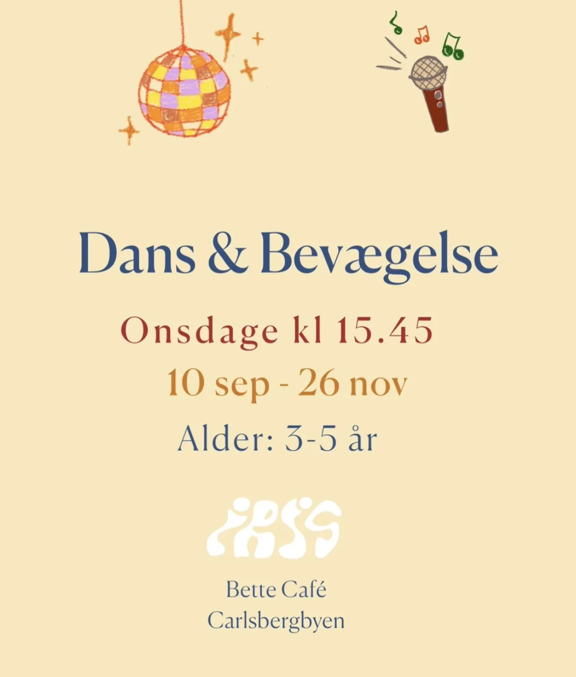 UDSOLGT Dans & Bevægelse (3-5 år) Onsdage kl 15.45