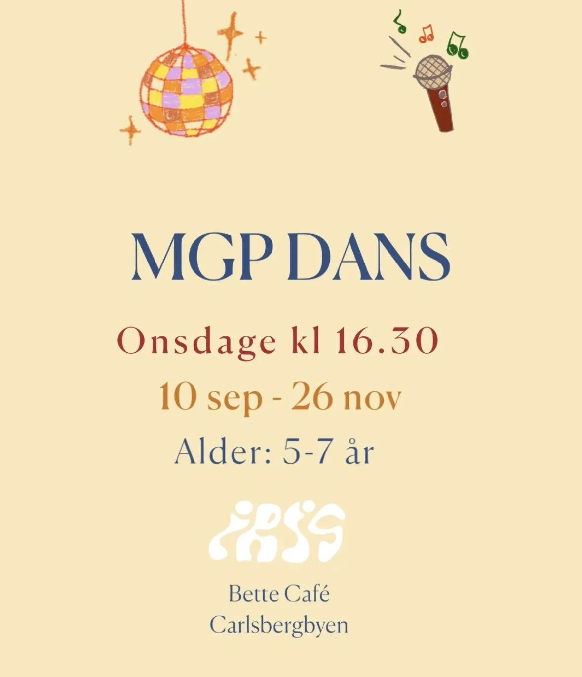 UDSOLGT MGP DANS (5-7 år) Onsdage kl 16.30