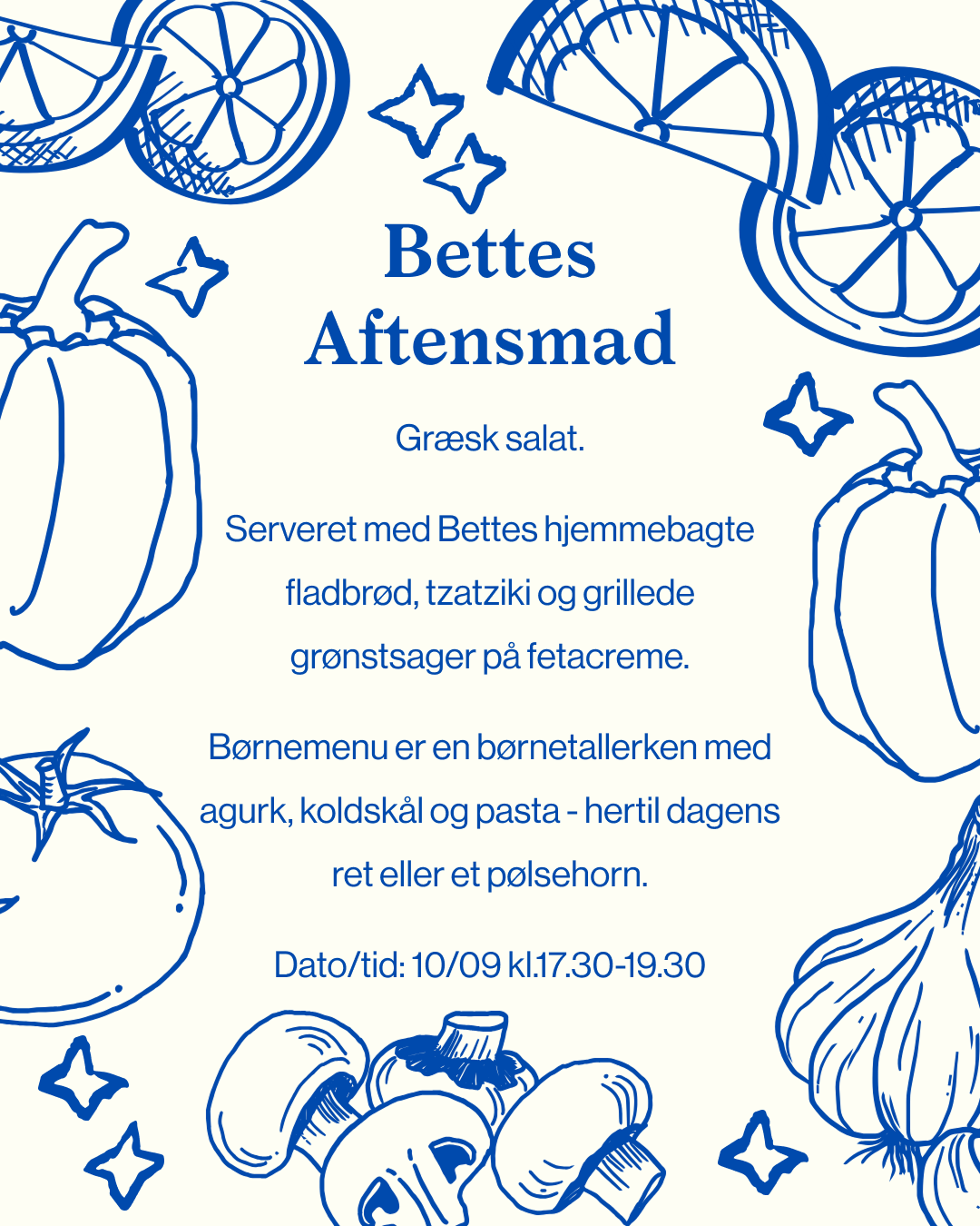 Bettes Aftensmad: Græsk middag