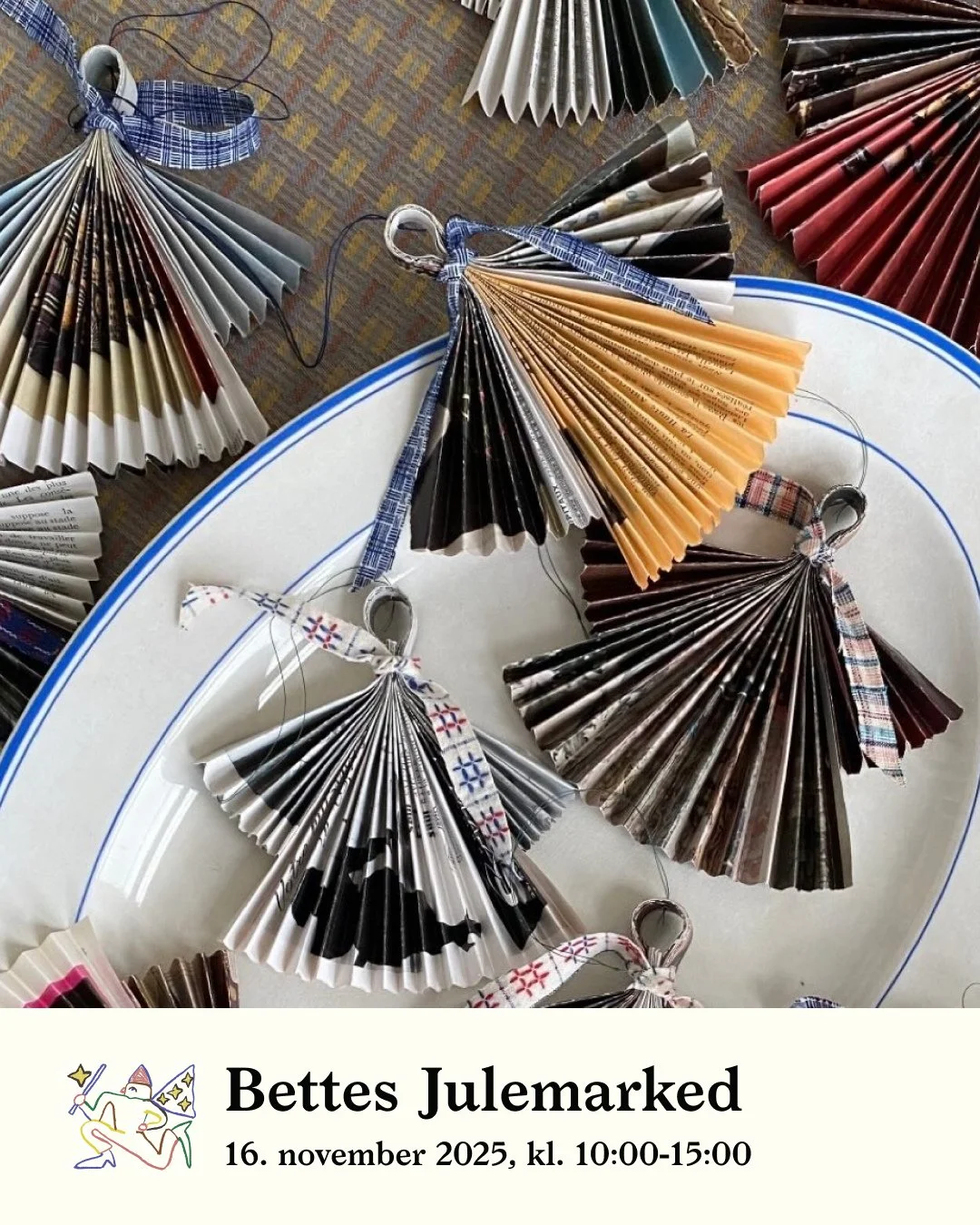 Siden sidste &aring;r har vi gl&aelig;det os til endnu engang at kunne invitere til Bettes Julemarked. ⁠
⁠
Igen i &aring;r lader vi en masse sk&oslash;nne, kreative kunsth&aring;ndv&aelig;rkere og sm&aring; virksomheder overtage Bettes lokaler. ⁠
⁠
D