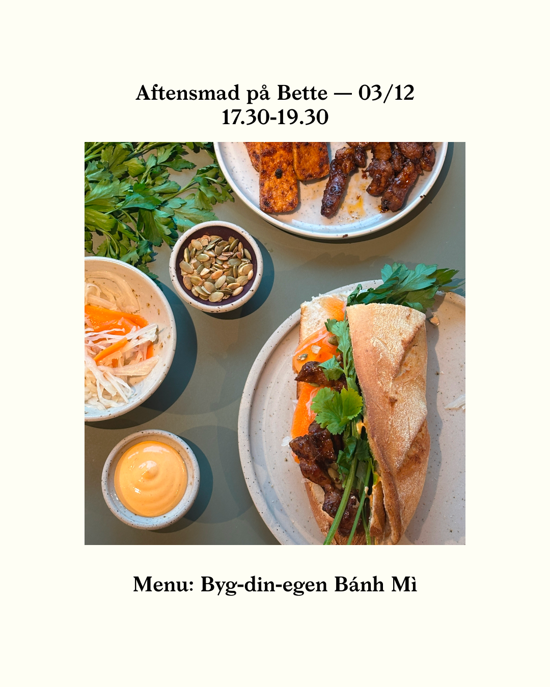 Bettes Aftensmad: Byg-selv Bánh Mì