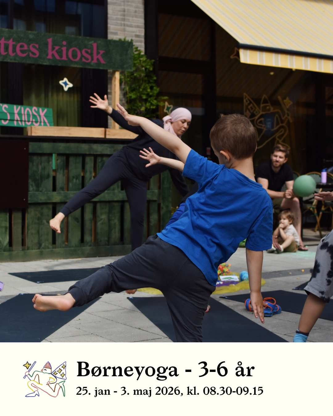Børneyoga-forløb med Beyogi - 3-6 år