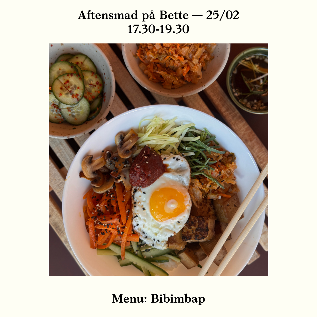 Bettes Aftensmad: Bibimbap