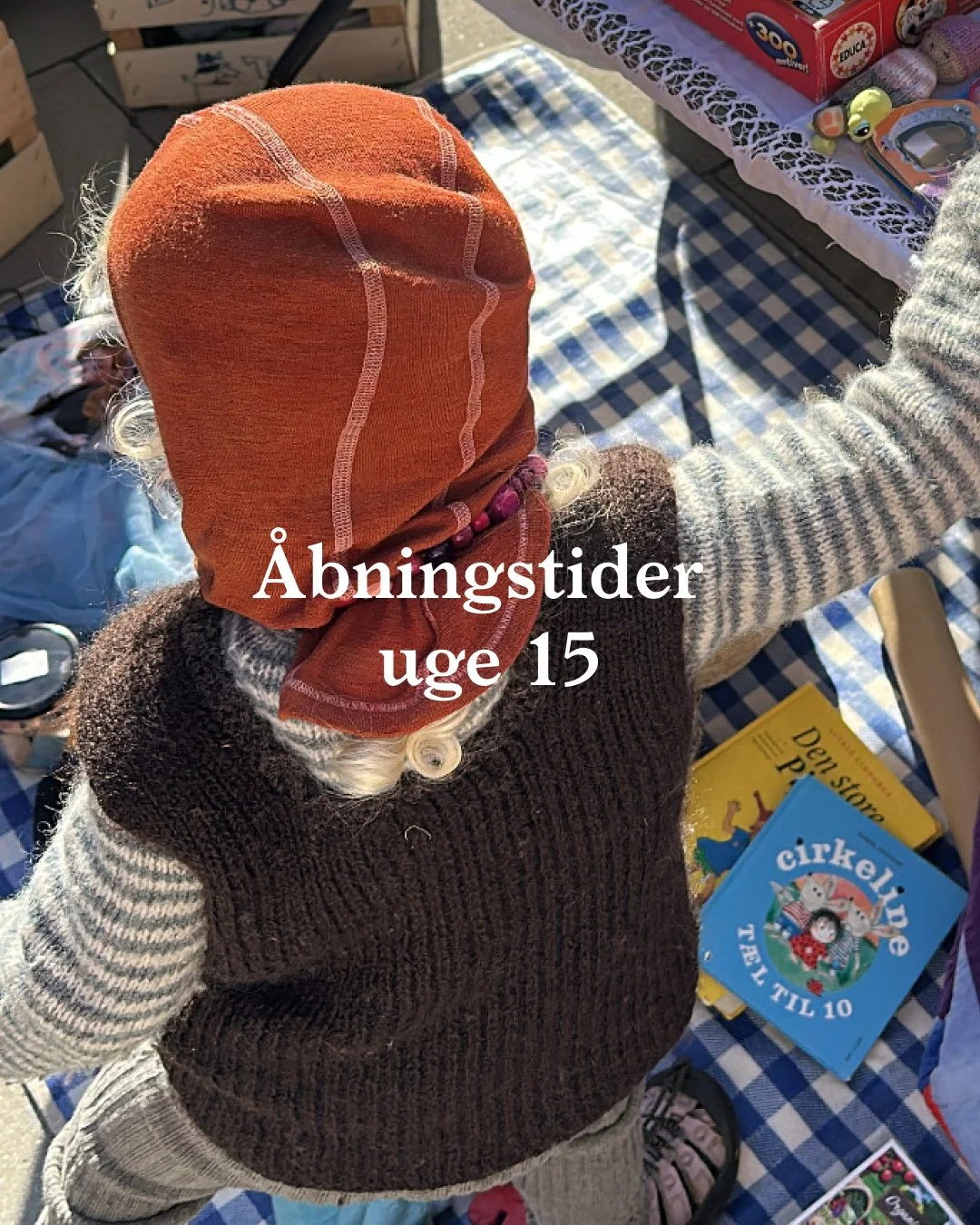 &Aring;BNINGSTIDER:⁠
Mandag: lukket⁠
Tirsdag: 09:00-17:00 ⁠
Onsdag: 09:00-19:30⁠
Torsdag: 09:00-17:00⁠
Fredag: 09:00-17:00⁠
L&oslash;rdag: 09:00-17:00⁠
S&oslash;ndag: 09:00-17:00 - B&oslash;rnelopper fra 10-15 ✨⁠
⁠
Tjek bette.cafe for at se, alle vor