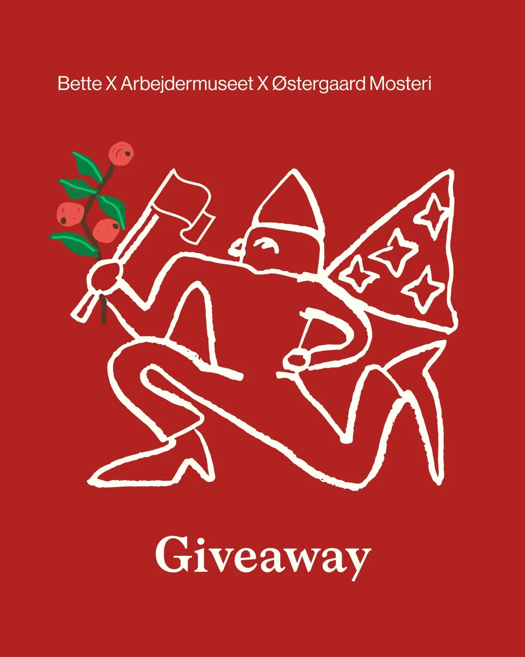 🍎KONKURRENCE 🪁⁠
⁠
Vi har sl&aring;et os sammen med Arbejdermuseet og &Oslash;sterg&aring;rd Mosteri. Sammen udlodder vi en sk&oslash;n pr&aelig;mie til to heldige vindere.⁠
⁠
Pr&aelig;mien er:⁠
✨ 2 entr&eacute;billetter til Arbejdermuseet⁠
✨ En gav