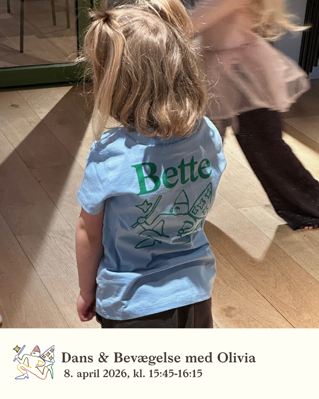 Barn til dans hos Bette Café i carlsberg Byen