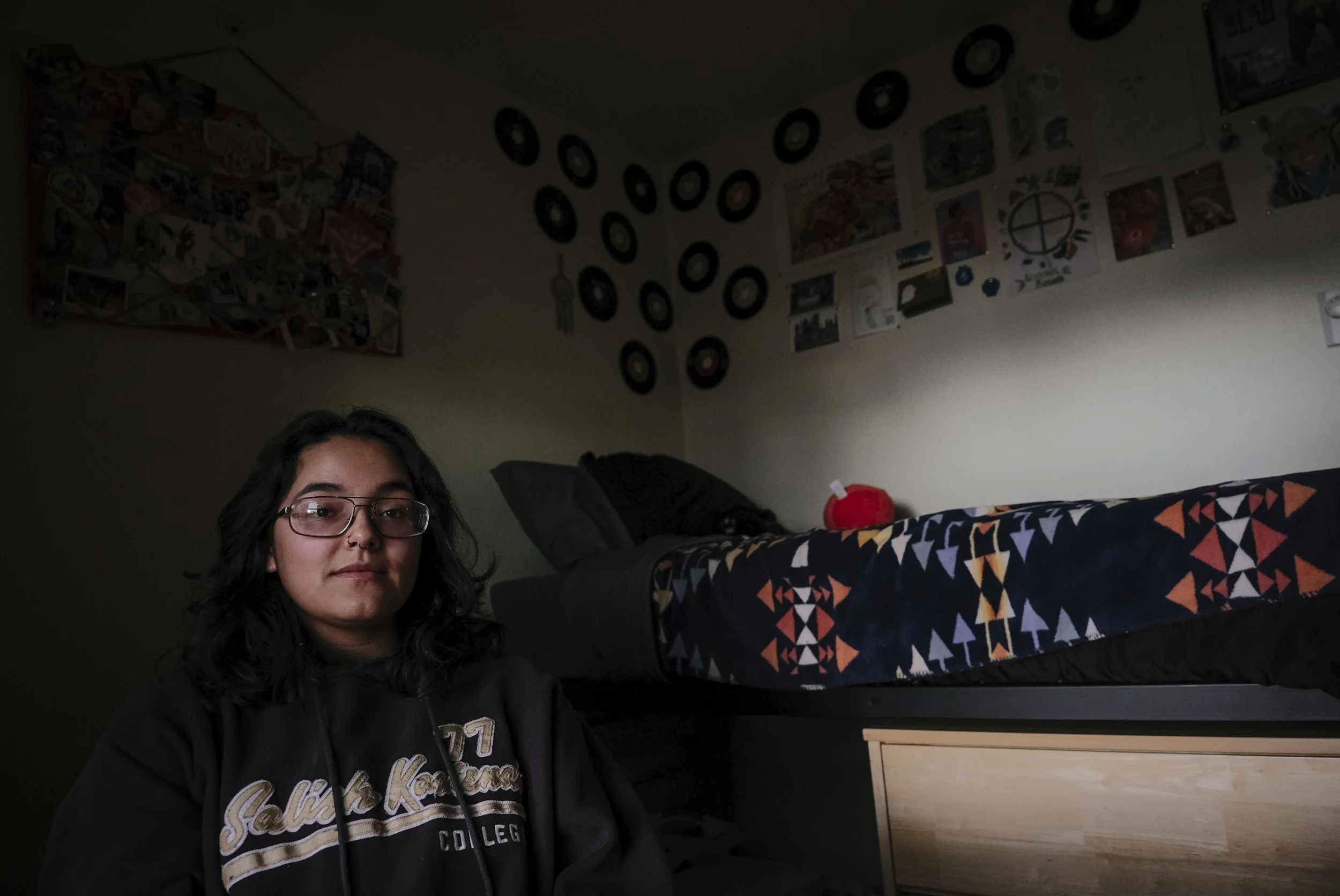 Jet DuMontier, they/them, is passionate about standing up for queer rights and is quite outspoken. DuMontier attended Two Eagle River school, and now attends Salish Kootenai College with their sister, where they run the Spirit of Many Colors Club.