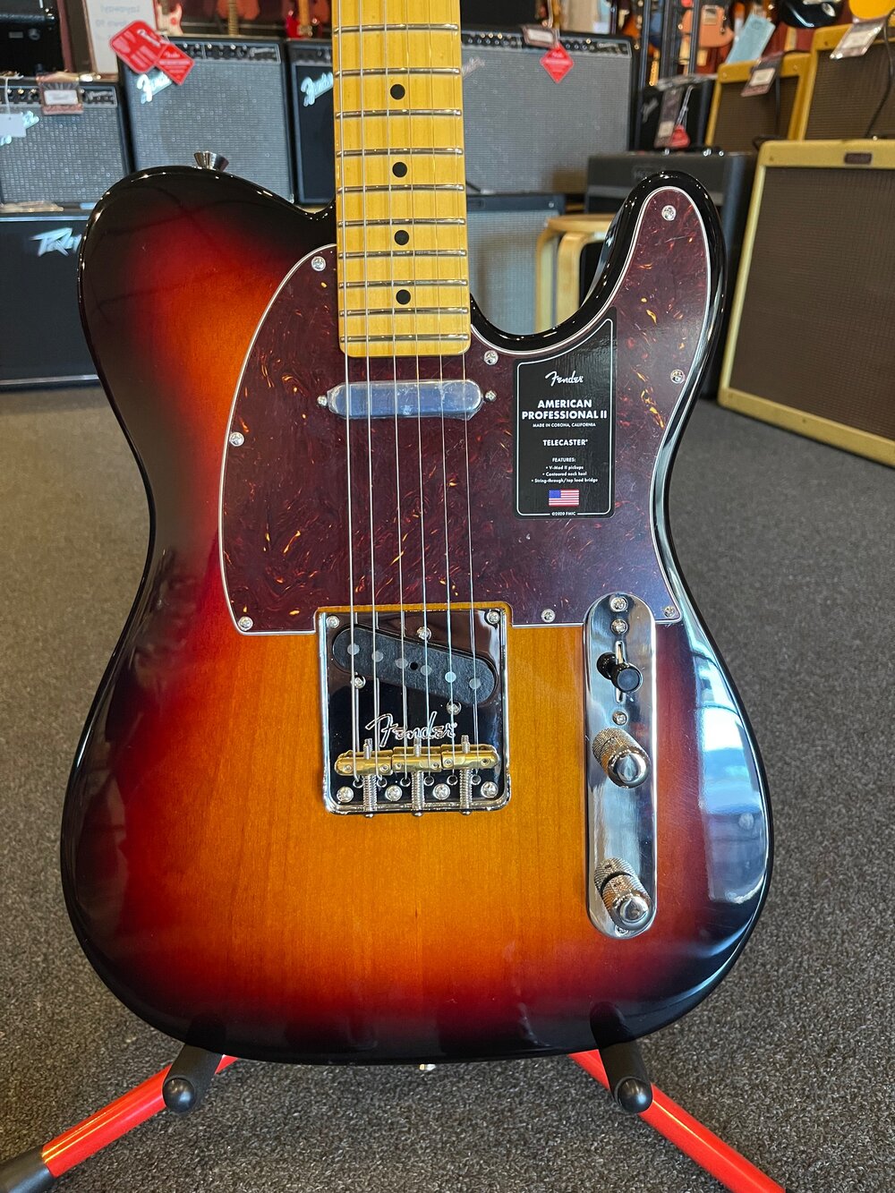 Fender American Professional II Telecaster - 3-color Sunburst with Maple  Fingerboard — Kentucky Music