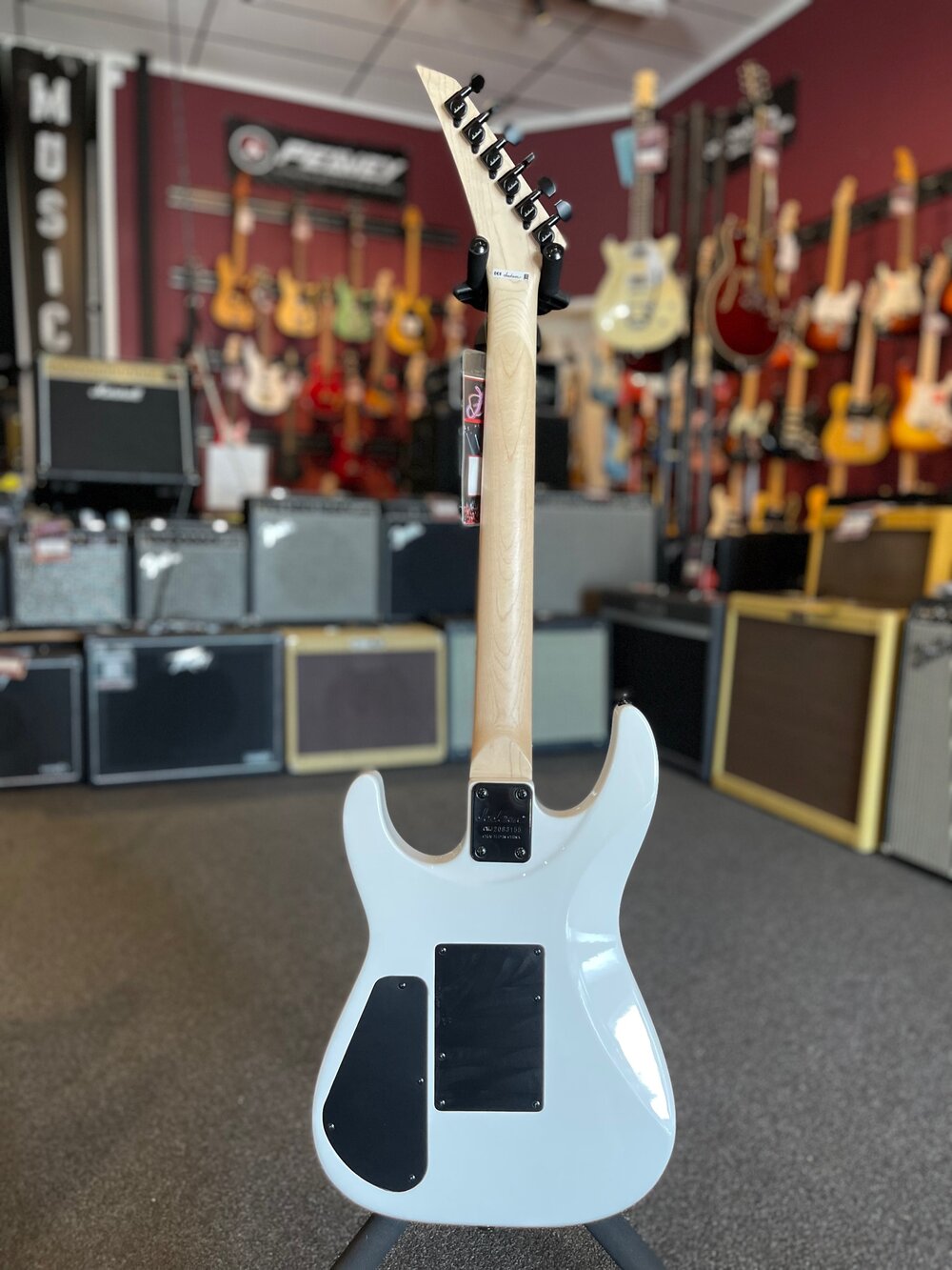 Jackson JS32 Dinky DKA-M Electric Guitar White — Kentucky Music Jackson JS32 Dinky DKA-M Electric Guitar White — Kentucky Music