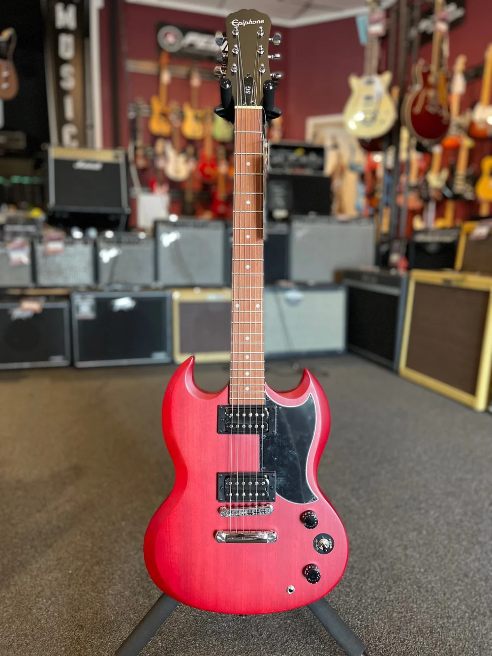 Epiphone SG Special Satin E1 Electric Guitar Cherry Kentucky Music