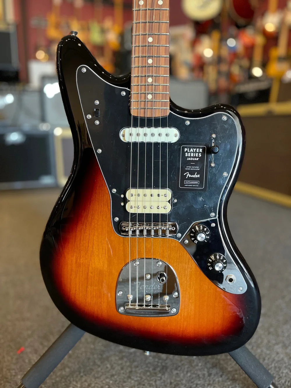 Fender player cheap jaguar sunburst