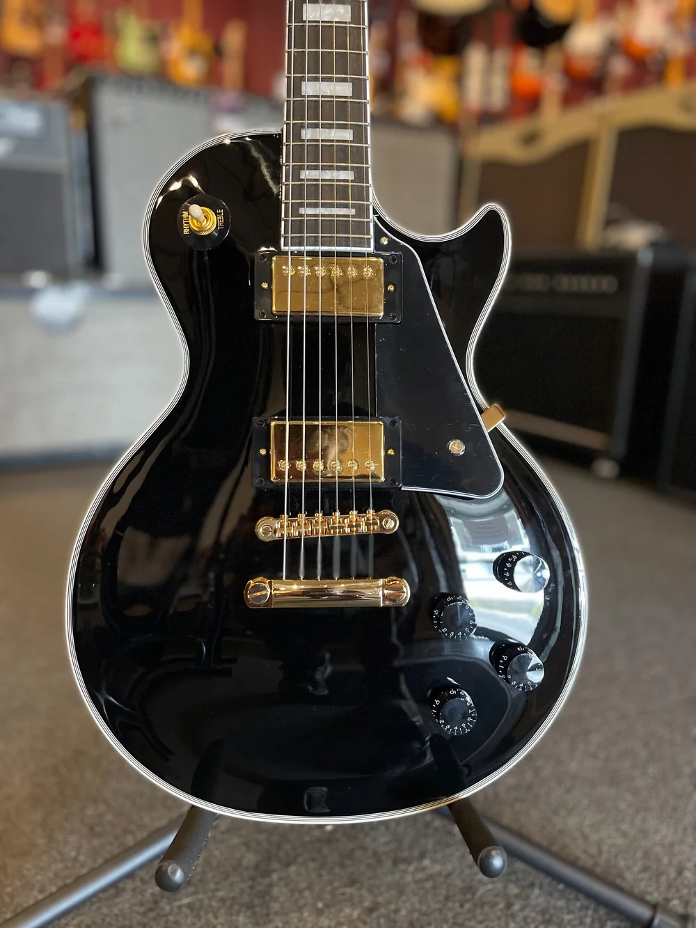 Epiphone les paul custom ebony outlet