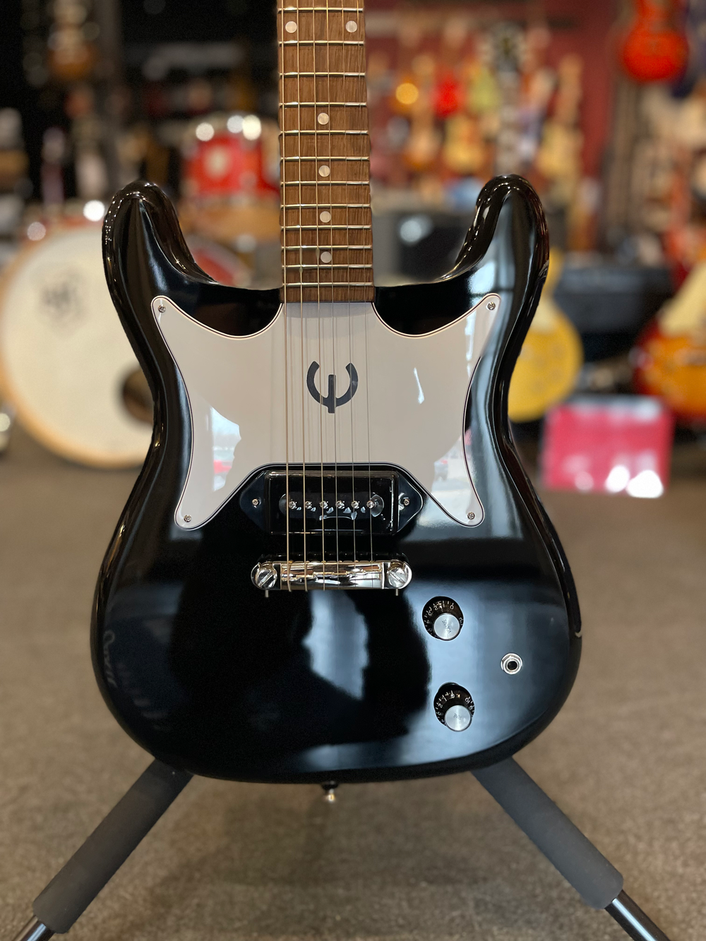 Epiphone Coronet Electric Guitar Ebony — Kentucky Music