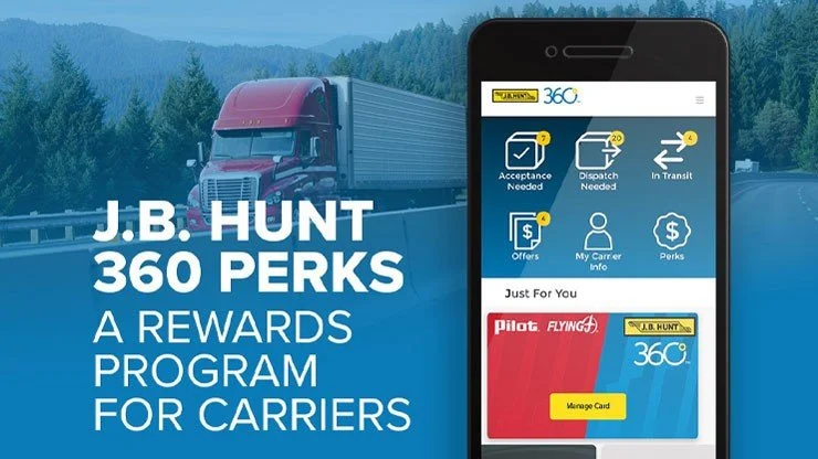 J.B. Hunt Teams Up with Industry Leaders to Reward Carriers