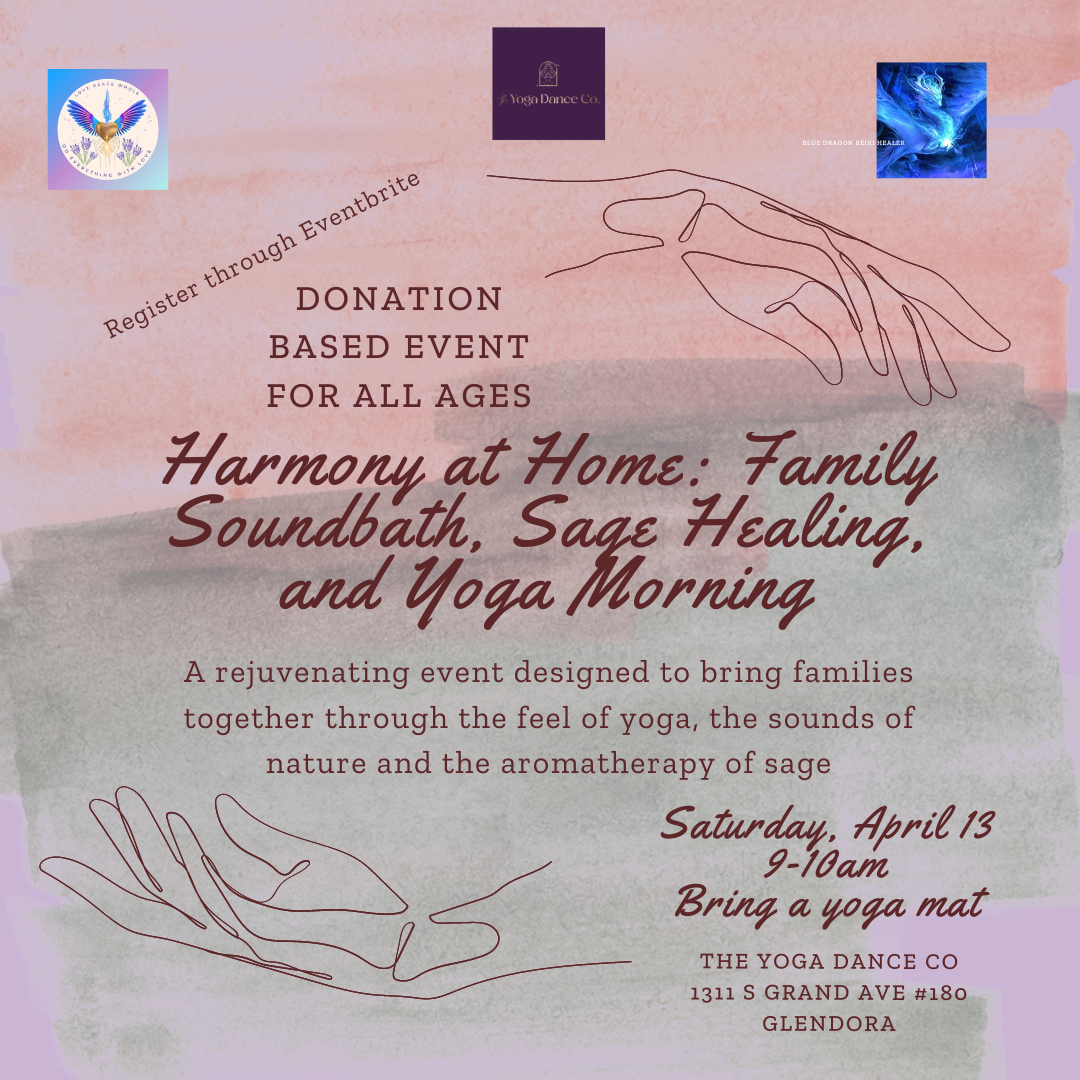 Harmony at Home: Family Soundbath, Sage Healing, and Yoga Morning