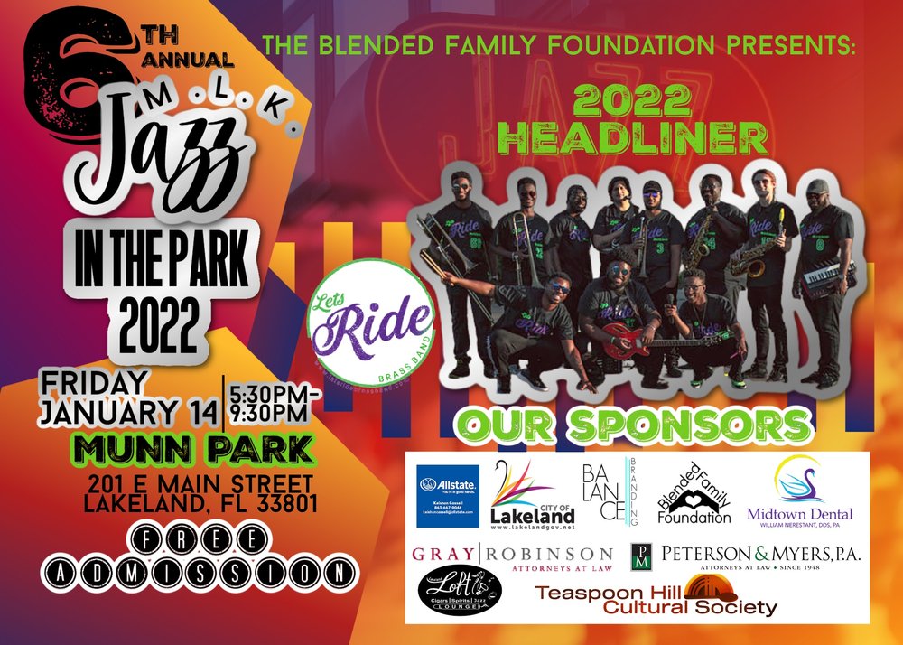 Jazz In The Park Schedule 2022 Jazz In The Park 2022 — The Blended Family Foundation