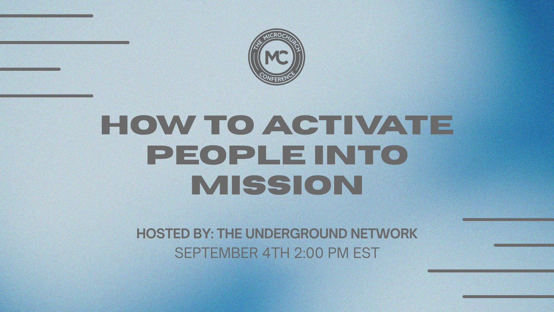 How to Activate People into Mission