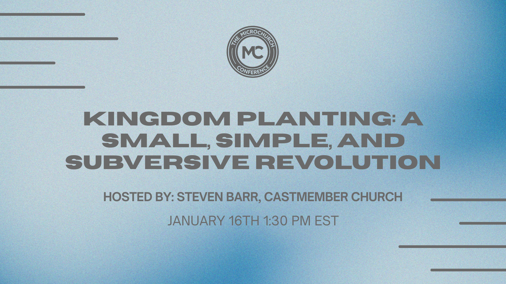 Kingdom Planting: A Small, Simple, and Subversive Revolution