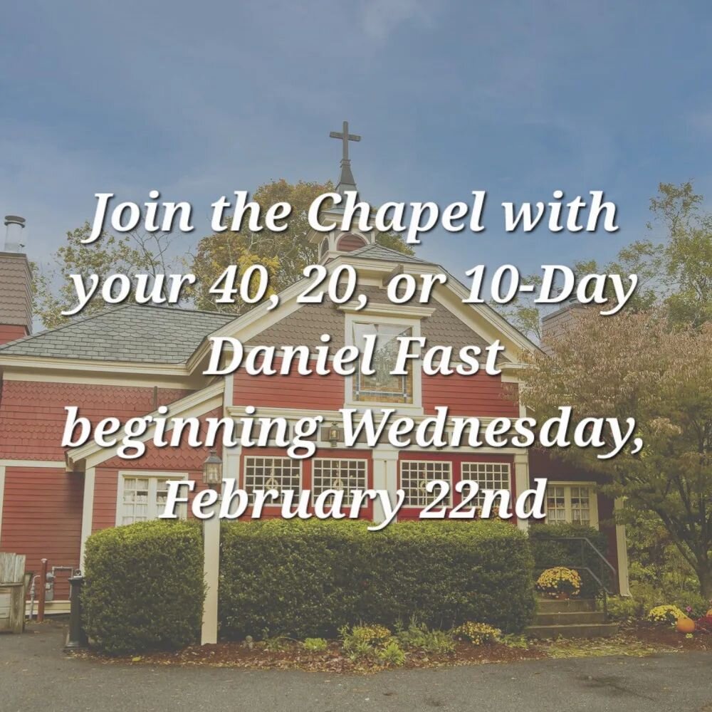 Join the congregation as we participate in our annual #danielfast beginning February 22
Will you be fasting for 10 days, 20 days, or a full 40 days? What will you be fasting from and what will you be replacing it with? We'd love to hear from you! Let