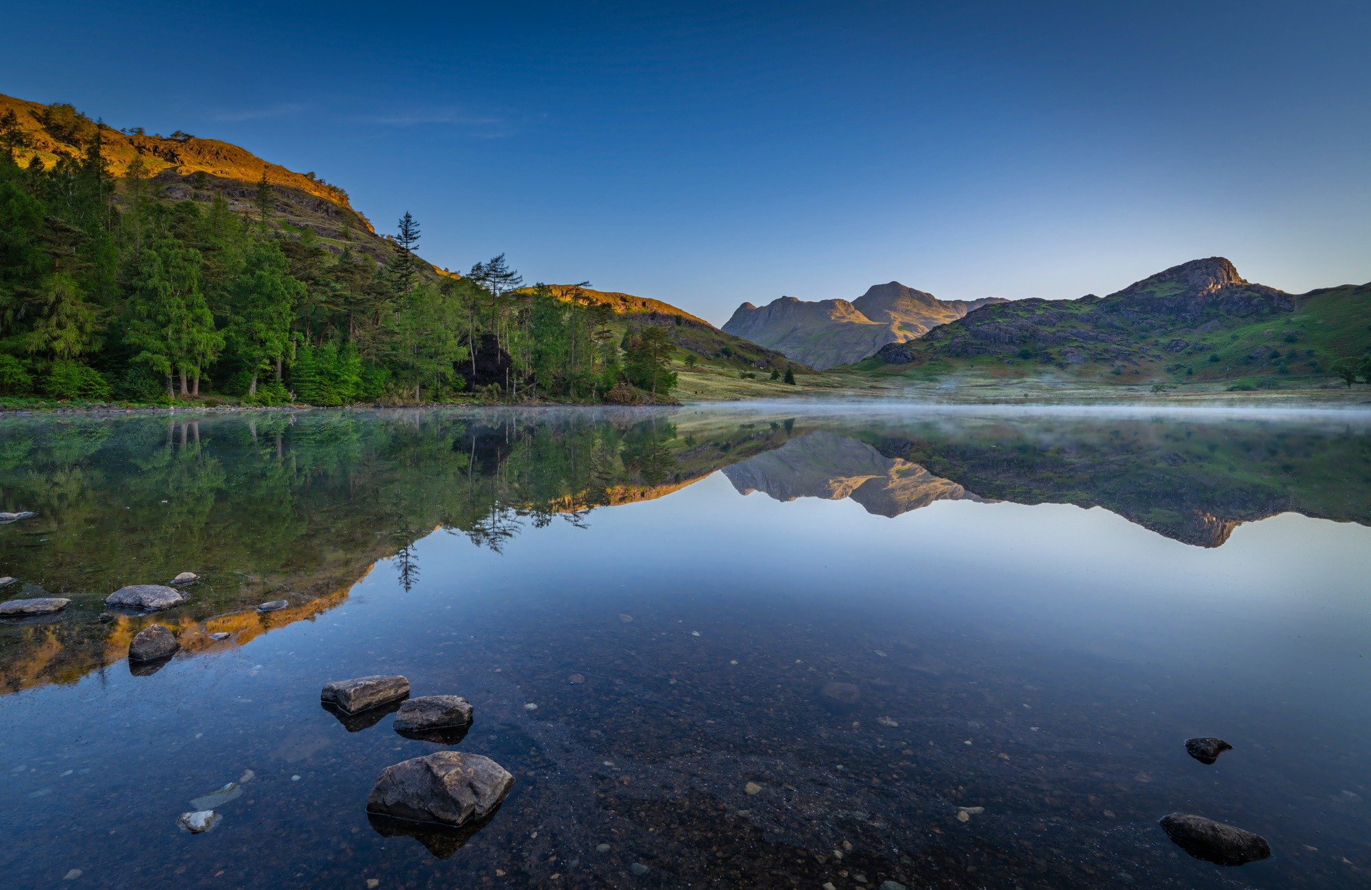 BLEA-ITFUL - calm reflections and low mist with distant Cuckoos calling. It was a amazing time to capture Blea Tarn in the Langdales yesterday morning. - Alfred Wainwright said;

&ldquo;The fleeting hour of life of those who love the hills is quickly