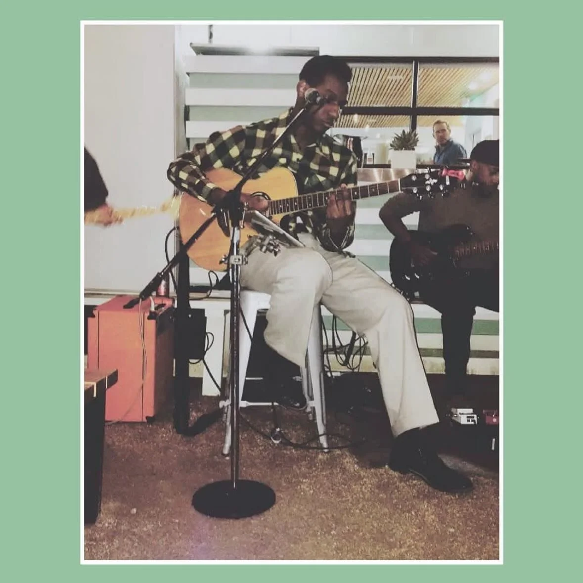 Circa 2017 🤯 welcome home @leonbridges 
After party on the patio?