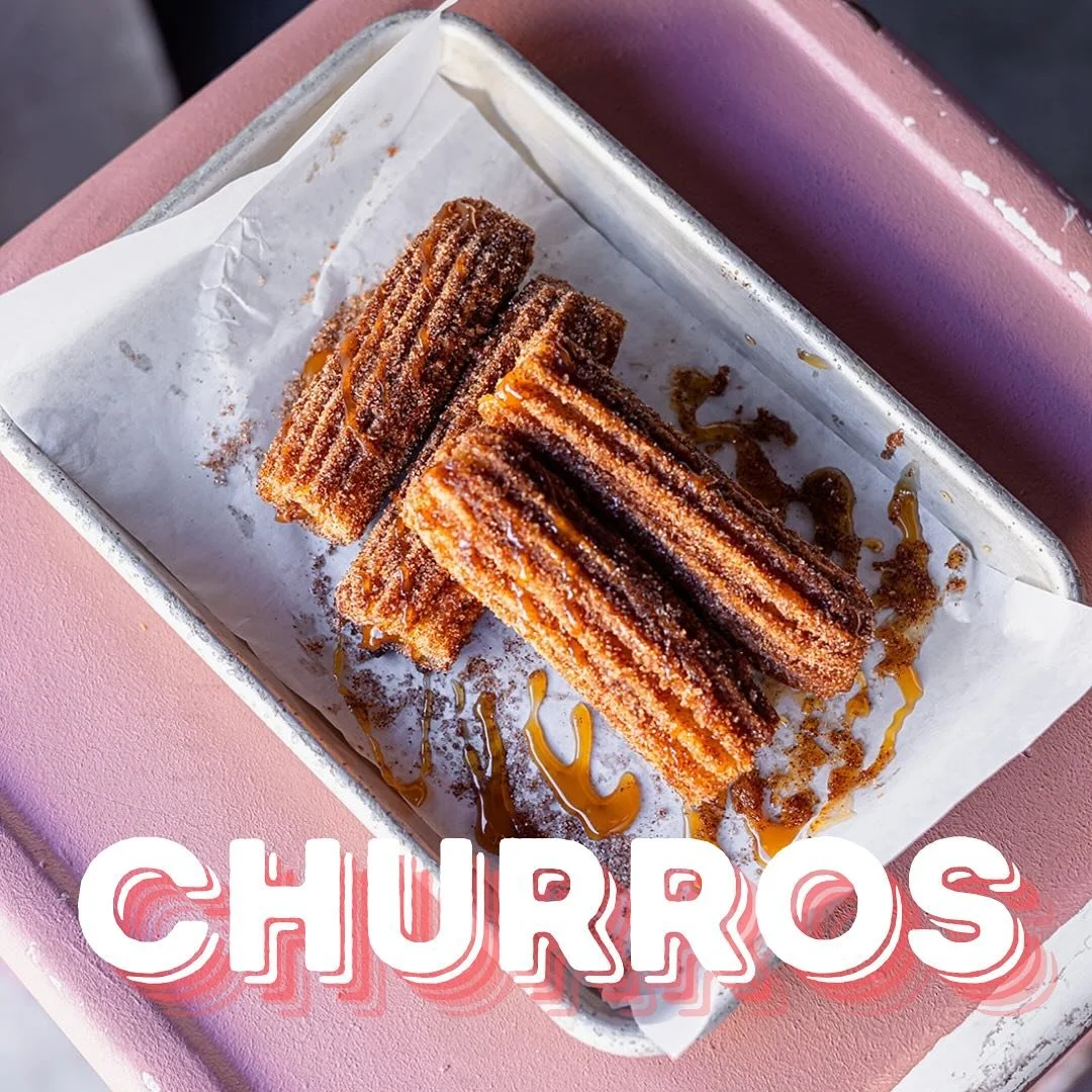 The best mid-day pick me up 😍 
Our dulce de leche filled churros are fried to order &amp; full of sugary cinnamon perfection - Have you tried them yet!?