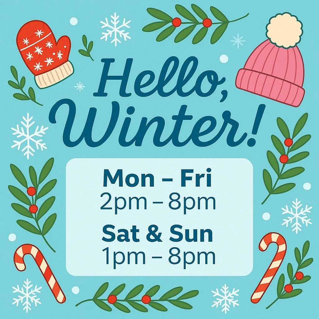 Cold days are on the way &mdash; here are our updated winter hours! We love scooping for you year-round. ❄️ #OhMyGelati