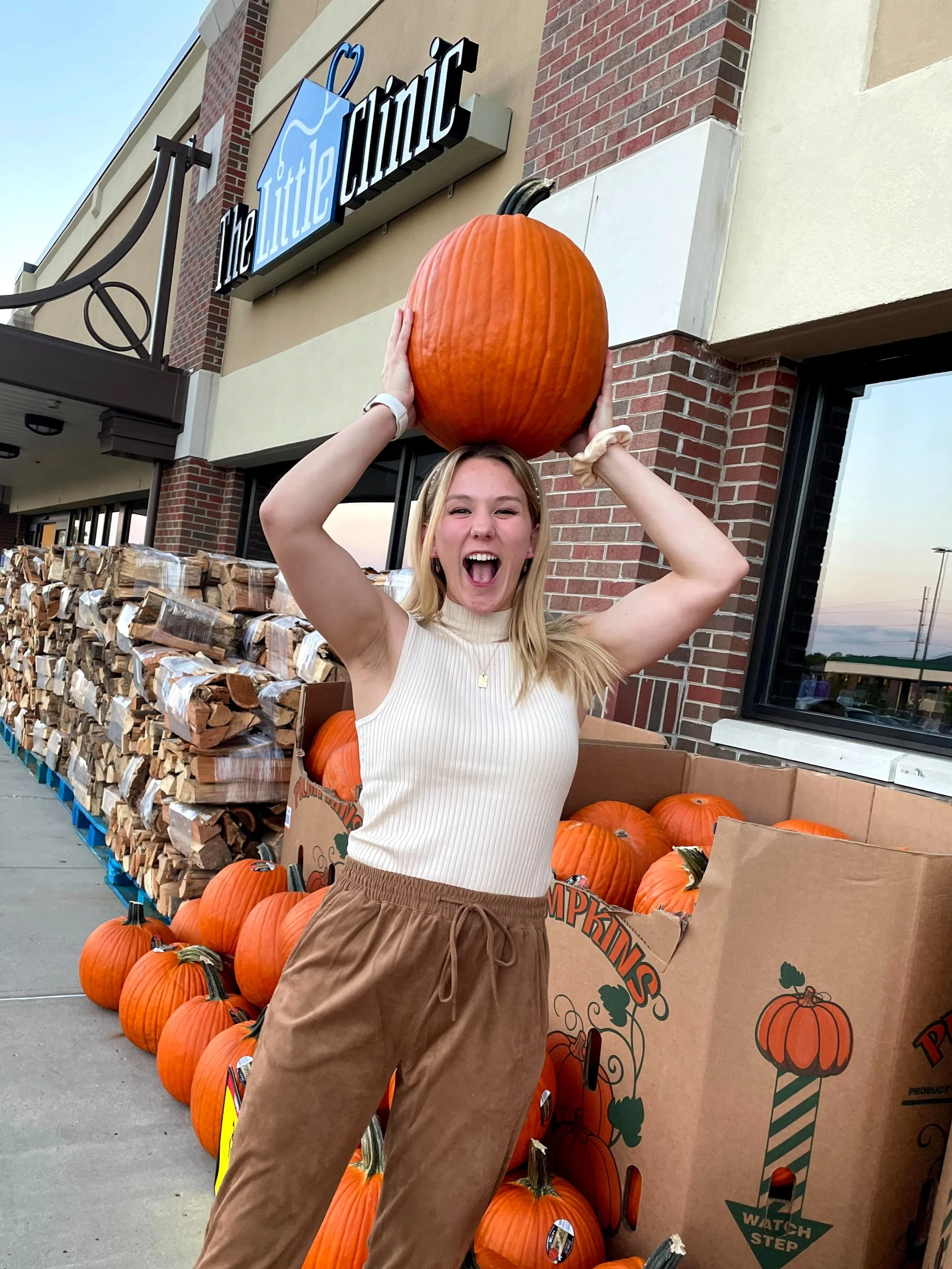 Pumpkins. My family always refers to them as "punkins".