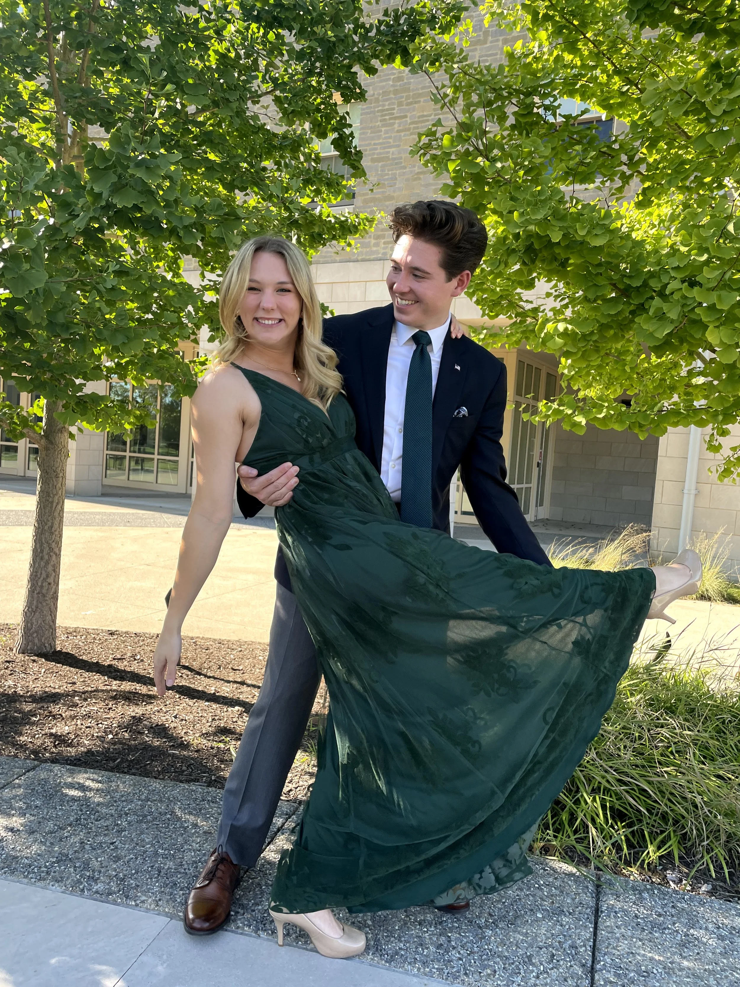 Dressing up. Not enough occasions call for a prom dress.