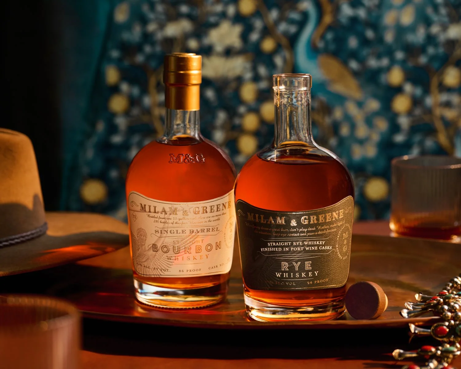 Milam &amp; Greene Peacock Wallpaper